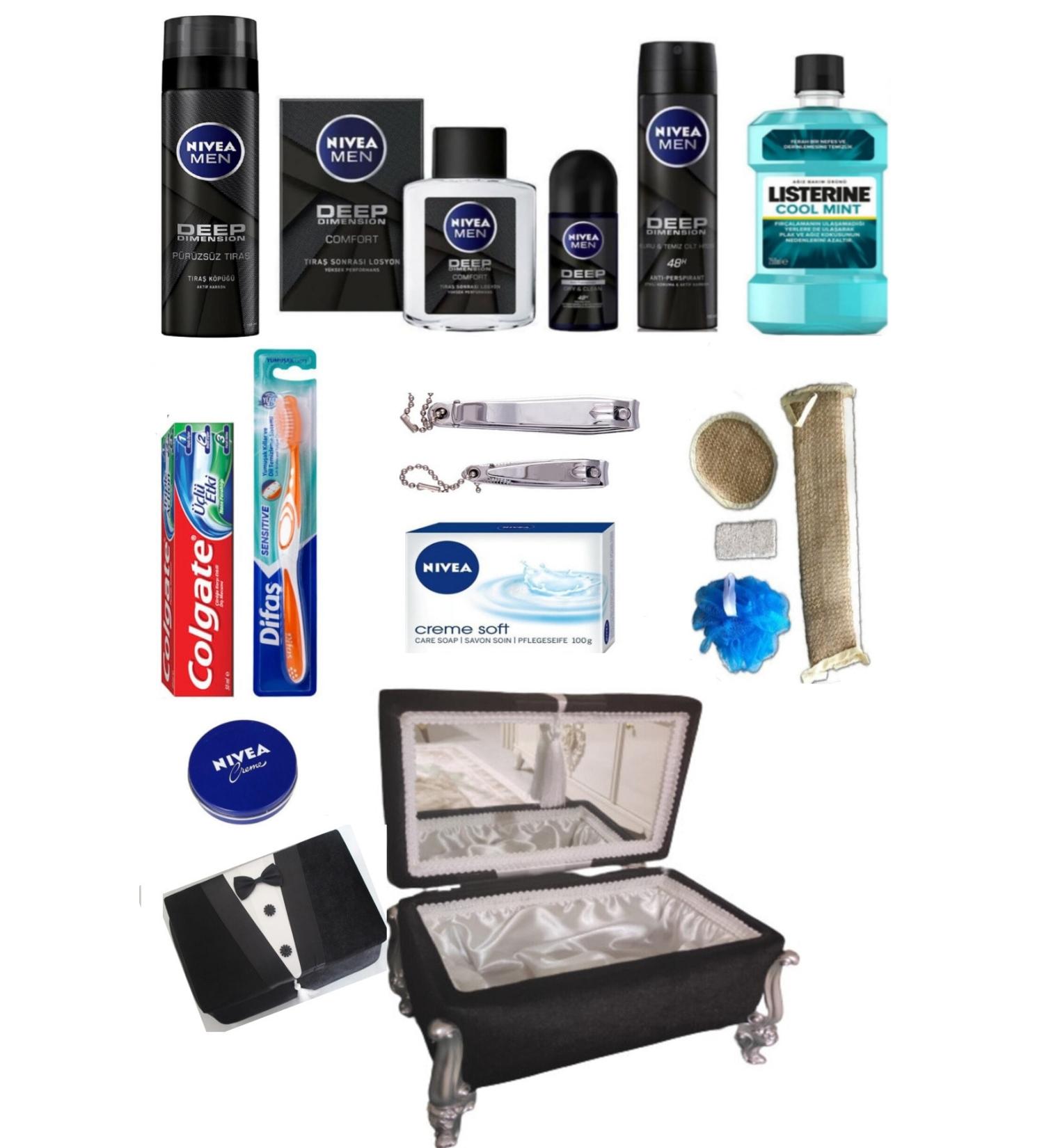 NIVEA Groom Promise Engagement Wedding Chest Bundle Set - Groom Bundle with Chest