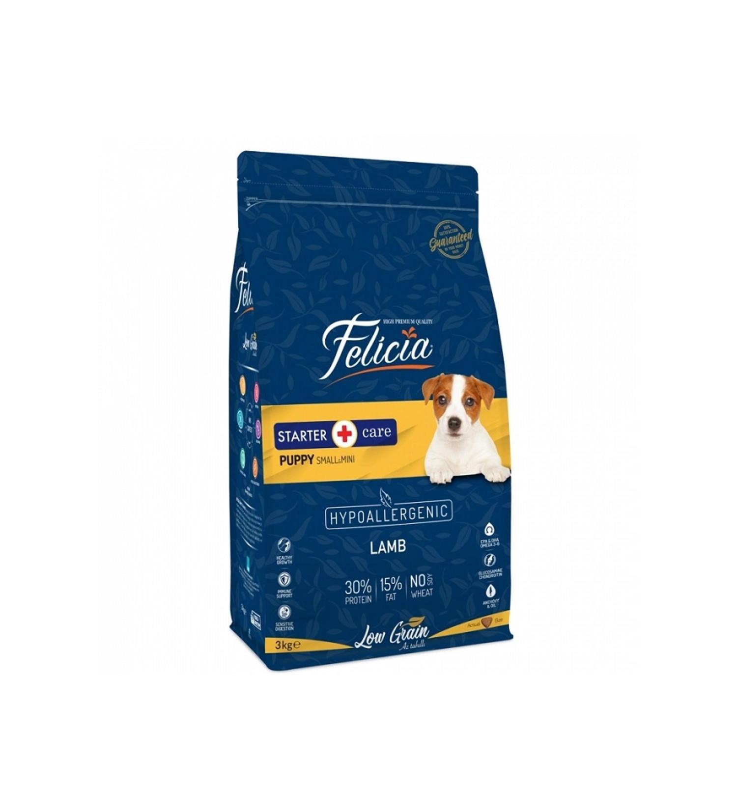 Felicia Lamb Small/Medium Breed Puppy Food 3 Kg 3 Pieces