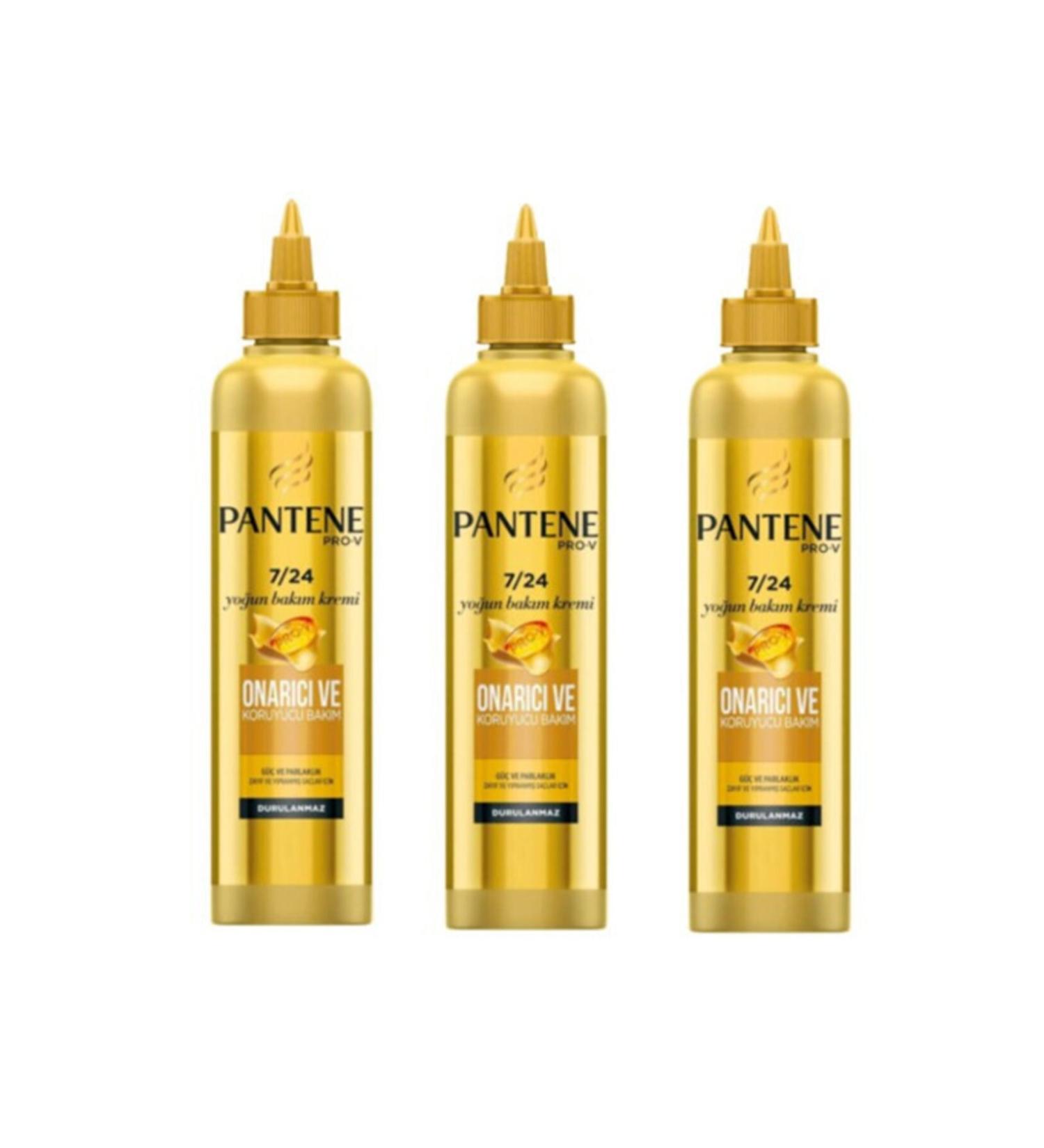 Pantene Leave-In Hair Care Cream Instant Repair and Protective Effect Set of 3