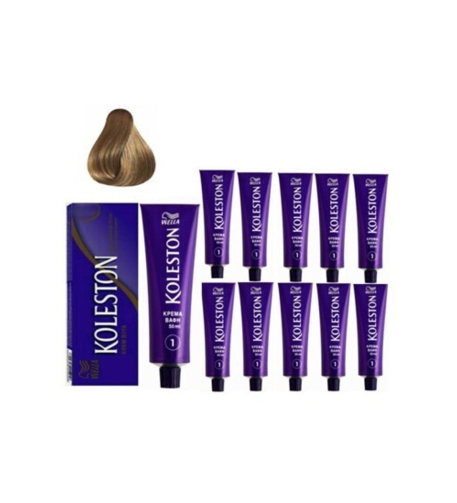 Wella 7.0 Medium Blonde - Medium Blonde Hair Dye Tube 20 Set