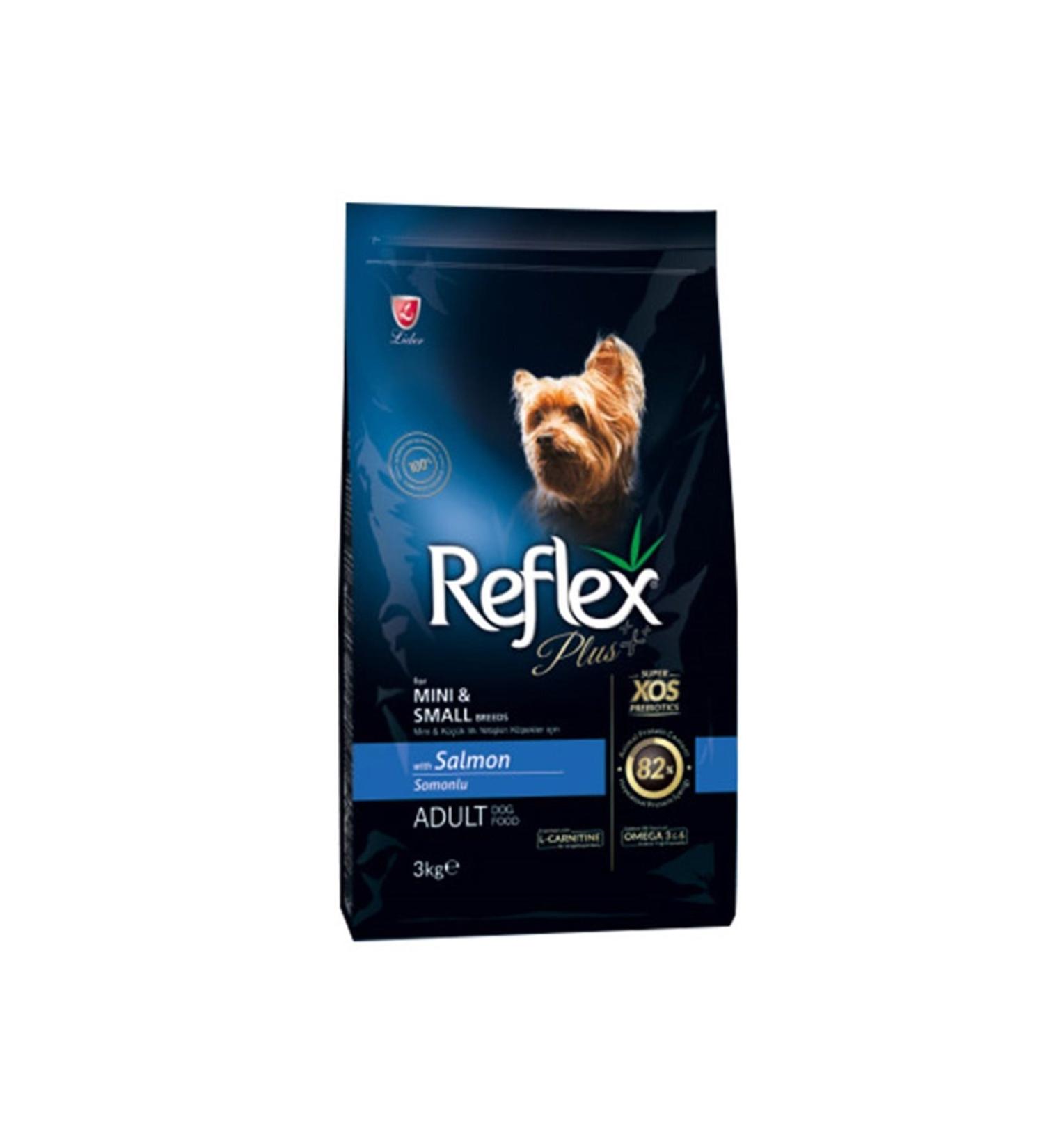 Reflex Plus Small Salmon Dog Food 3 Kg 2 Piece Set Idili