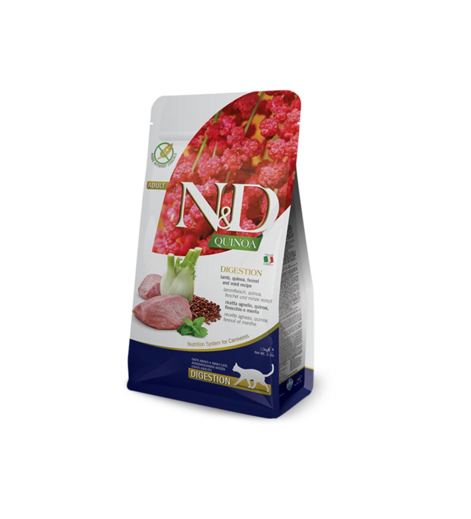 N & D Quinoa Digestion Lamb 1.5 Kg