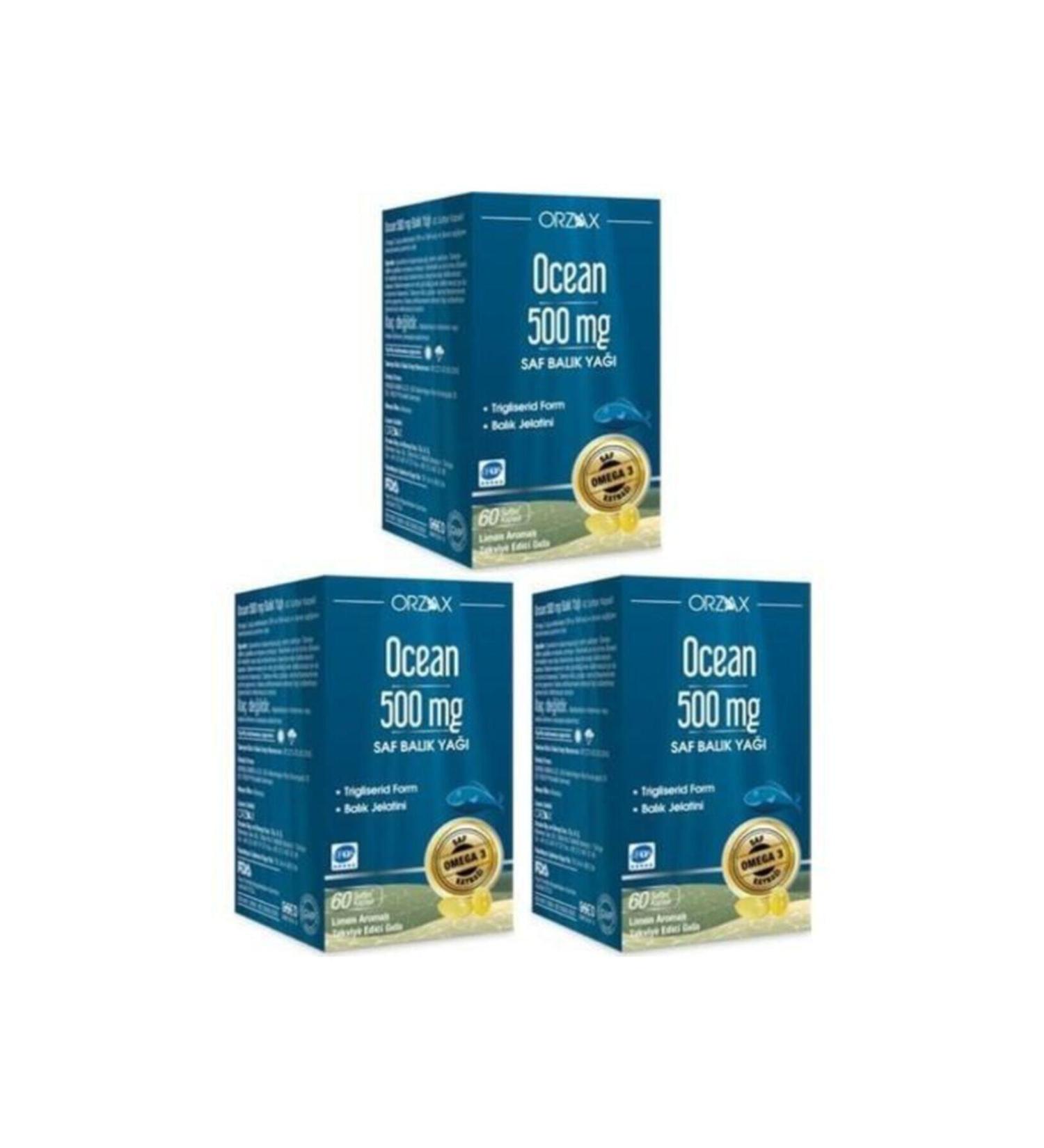 Ocean Ocean Fish Oil 500 Mg 3 Pieces