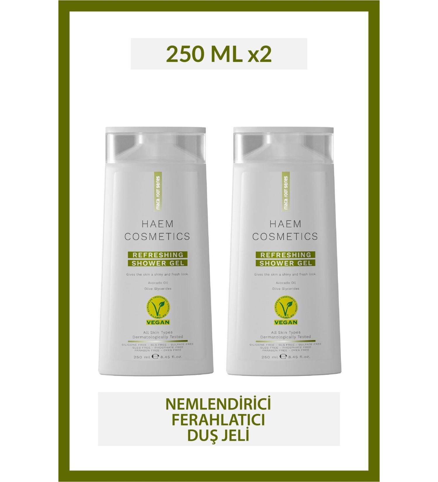 Haem Cosmetics Refreshing and Invigorating Shower Gel 250 ml X 2 Pieces