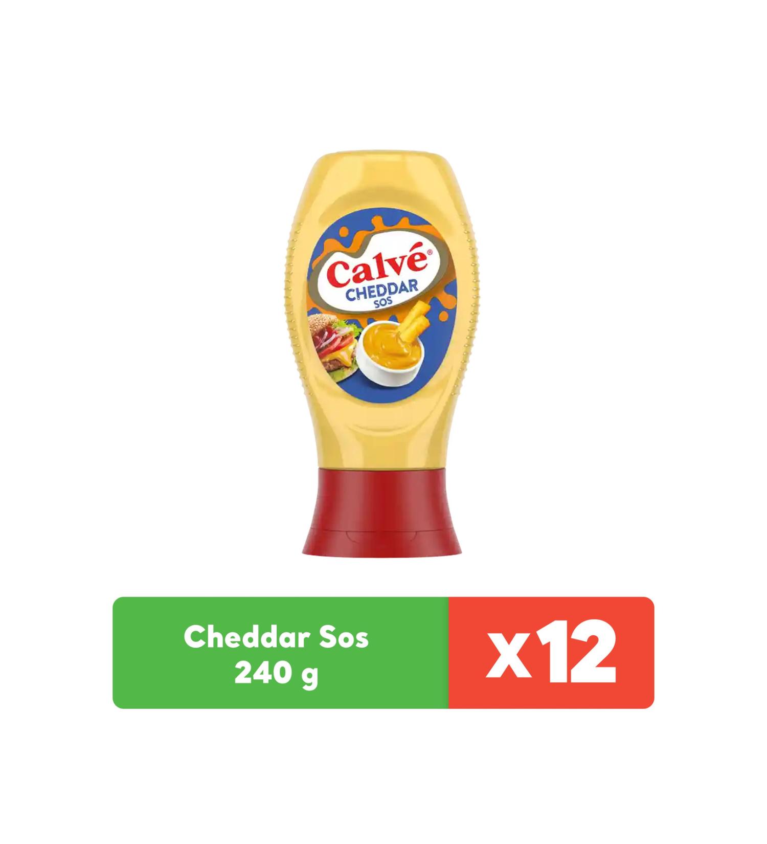 Calve Cheddar Sauce 240 GX 12 Pieces