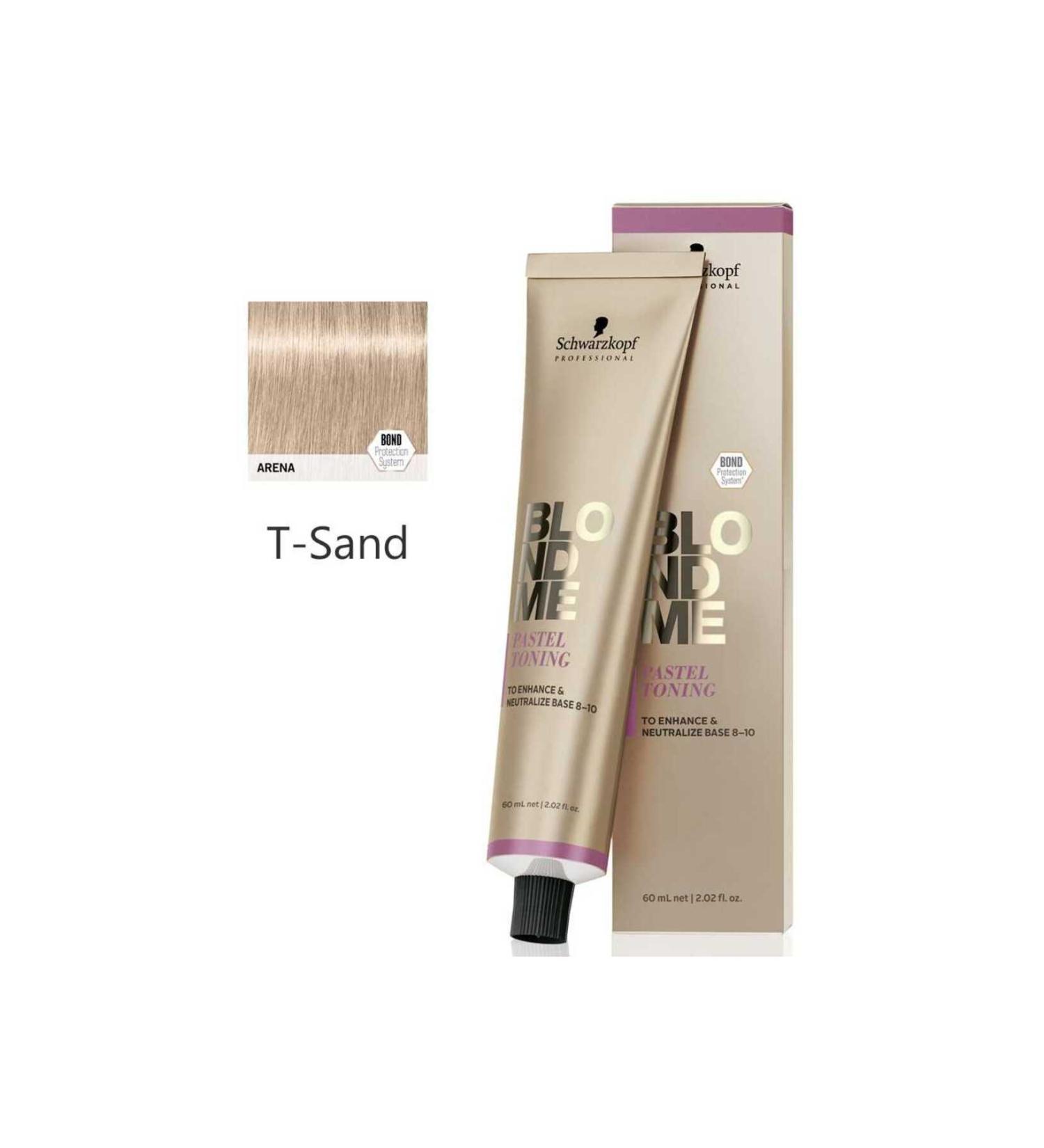 BLONDME Schwarzkopf BLONDME Pastel Toning Cream Color 60ml T - Sand