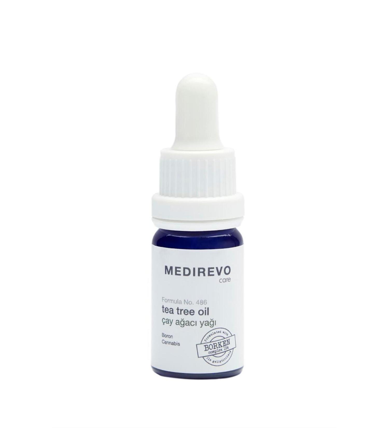 Medirevo Tea Tree Oil - Boron Hemp Seed Oil and White Willow Extract