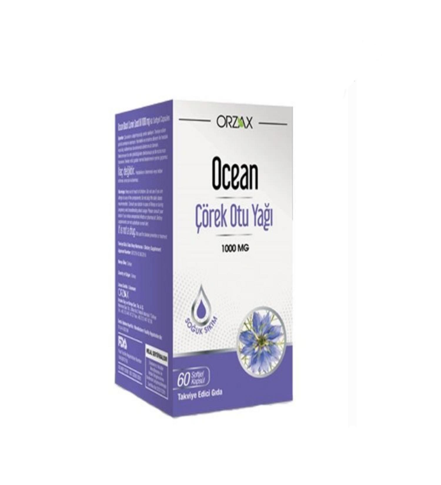 Ocean Orzax Ocean Black Cumin Oil 60 Capsules