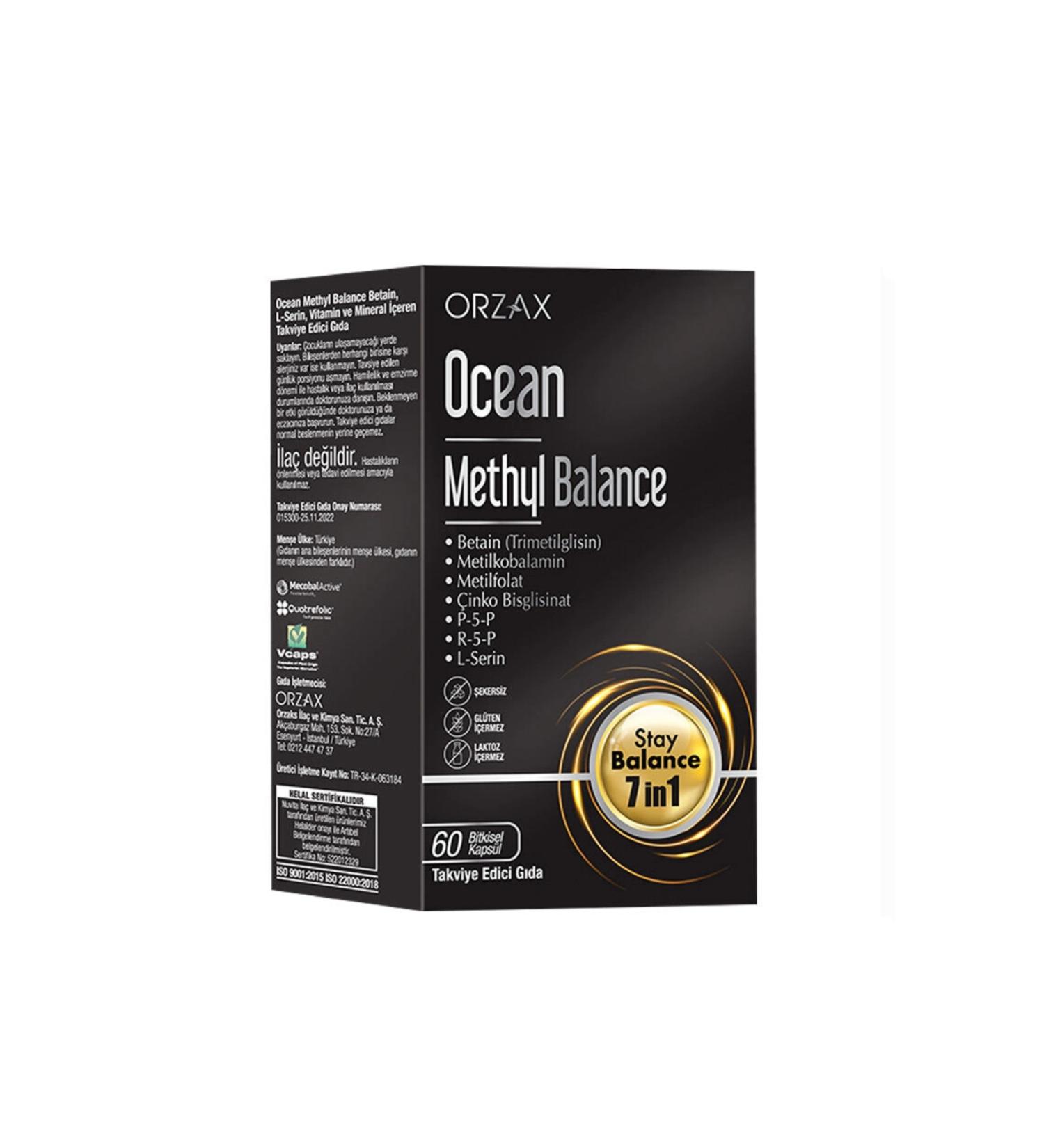 Ocean Methyl Balance Food Supplement 60 Capsules