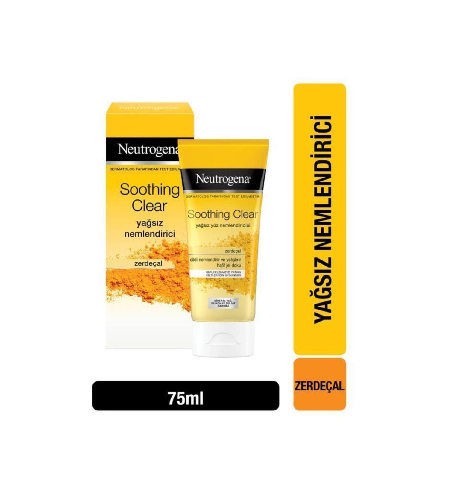 Neutrogena Moisturizing Soothing Clear Moisturizer 75 ml..Miraculous Beauty..