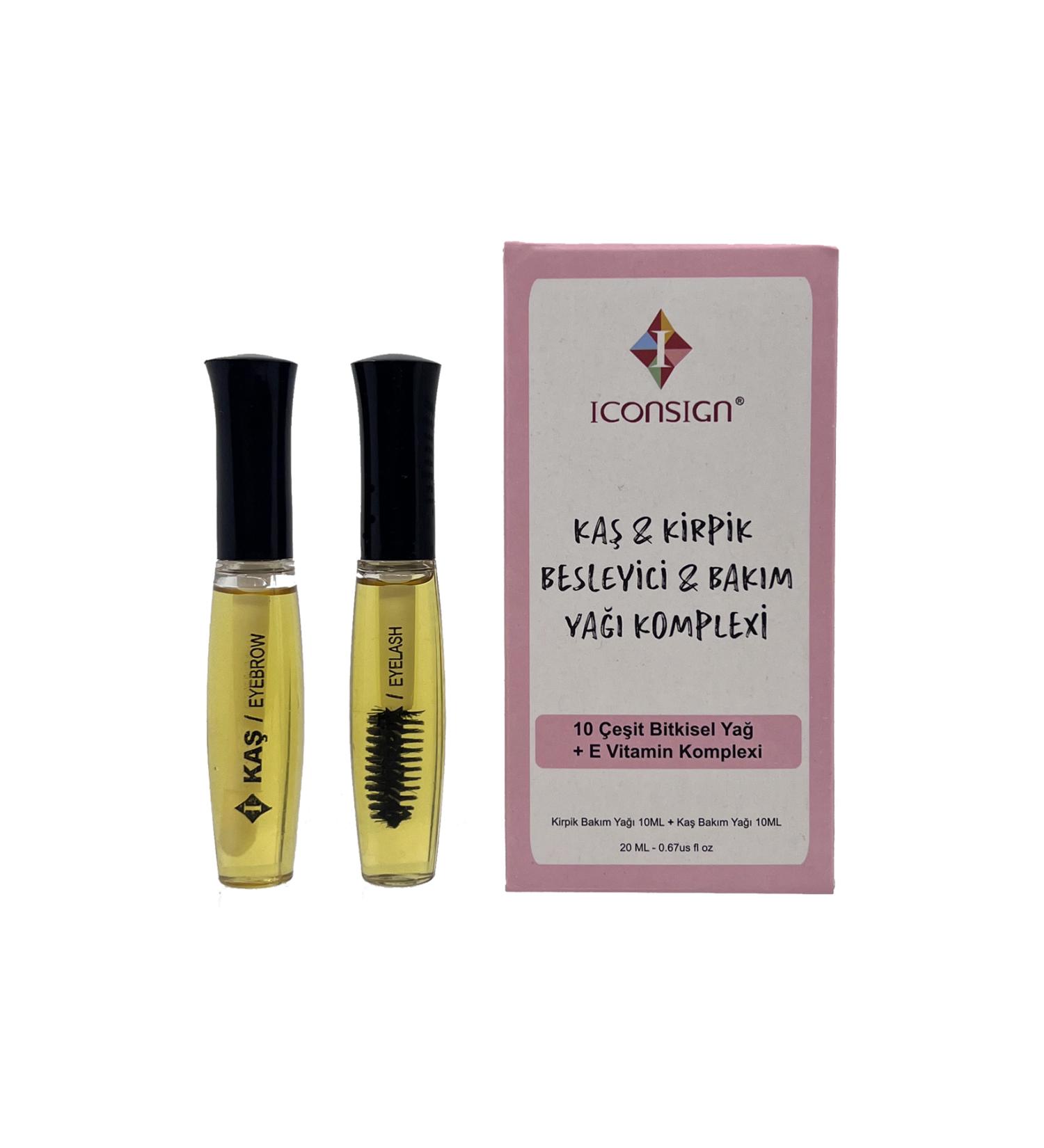 iconsign Eyebrow & Eyelash Care Serum (SPECIAL VEGETABLE OIL FORMULA E-VITAMIN COMPLEX) - Buy Online on GoSupps.com
