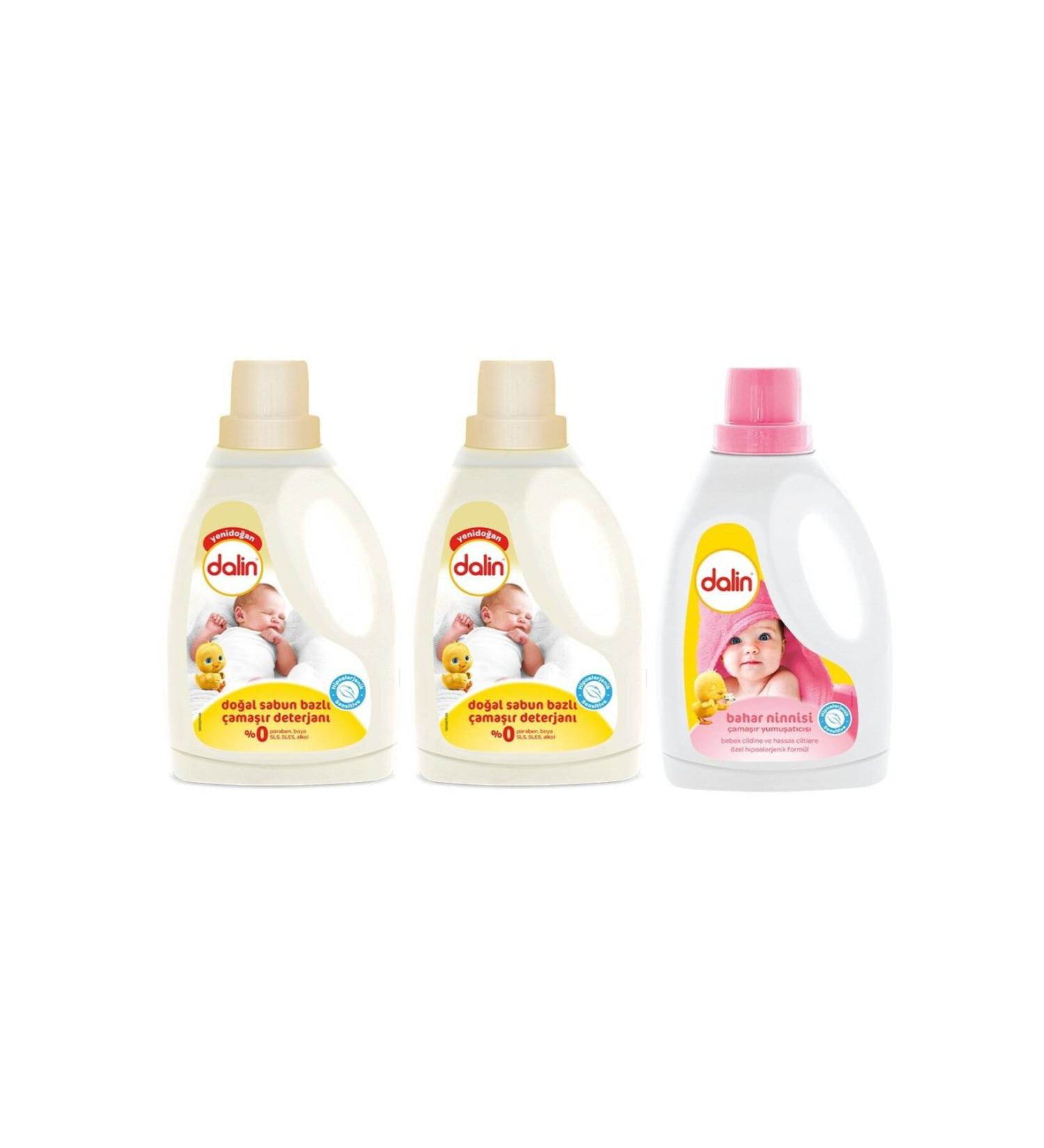 Dalin Soap Based Detergent 2 Liter Softener Spring Lullaby 1500 ml