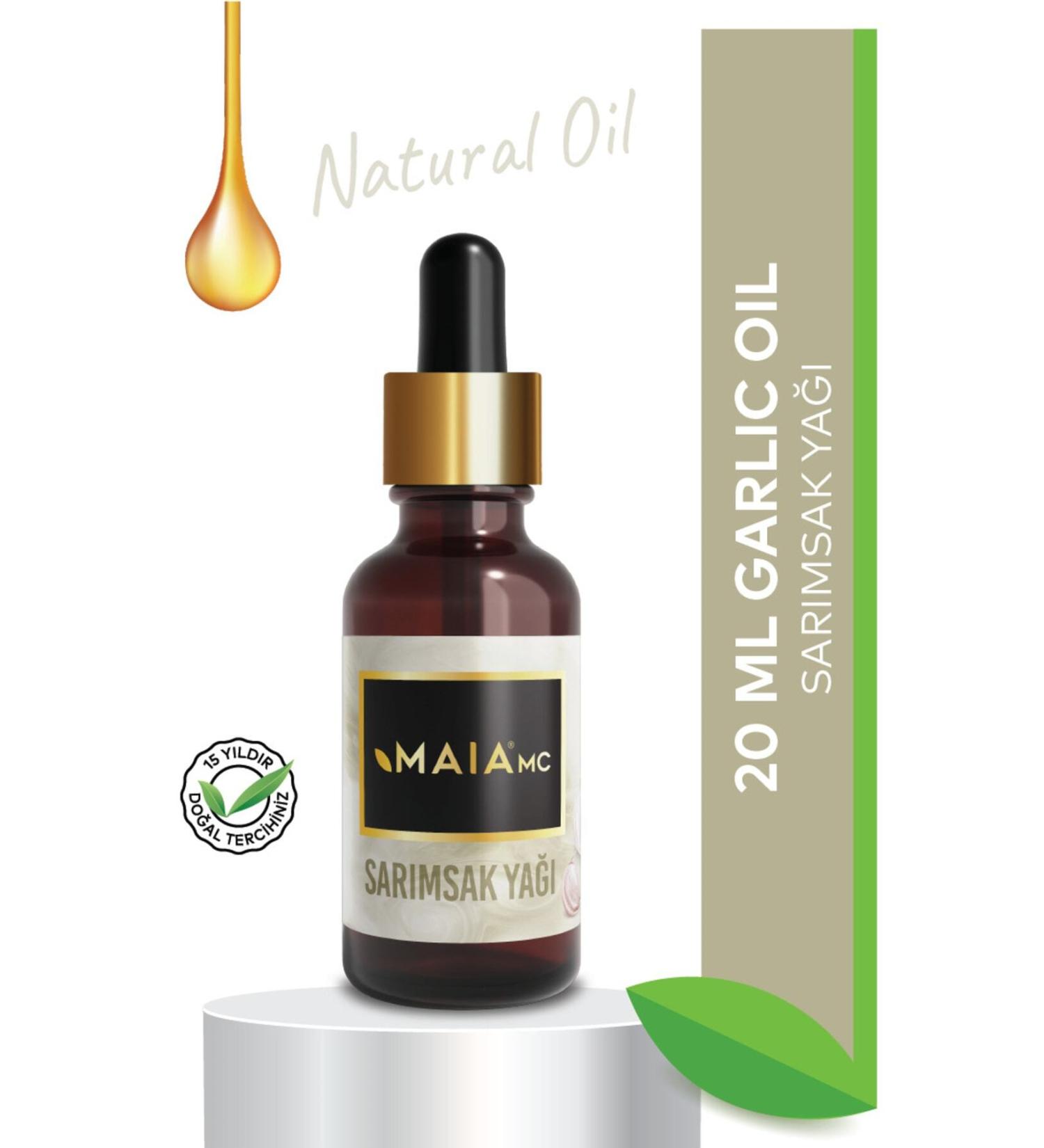 Maia mc Garlic Oil - Helps Prevent Acne and Pimples on the Skin 20 ml