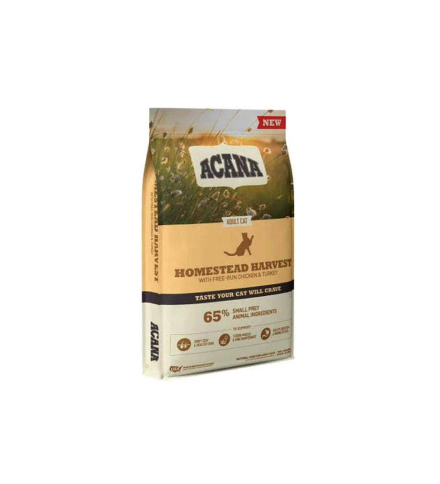 Acana Homestead Harvest Adult Cat Food 4.5 Kg