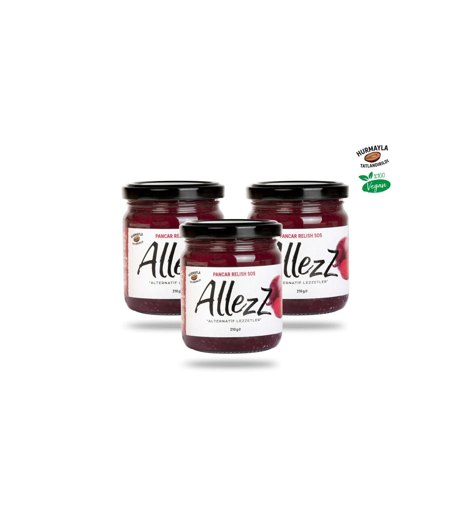 ALLEZZ Beetroot Relish Sauce 3x210 gr