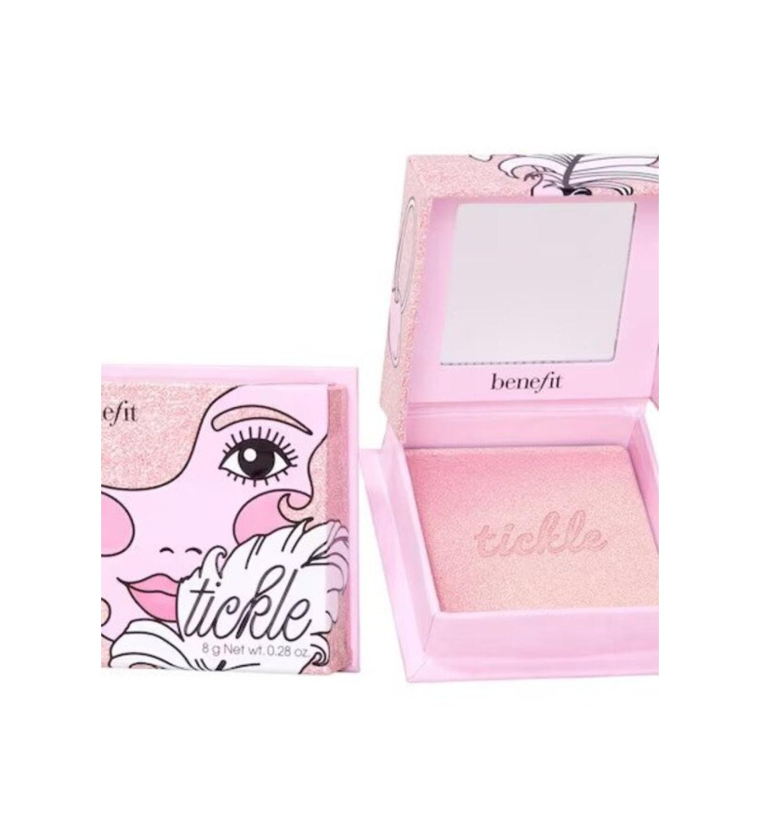 benefit cosmetics Tickle - Illuminating powder in golden pink tones Renewal227