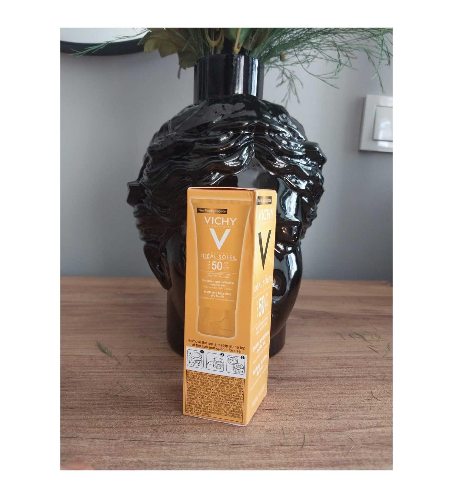 Vichy Capital Ideal Soleil Anti-Shine High Protection Sun Cream SPF50 50ml Repair199