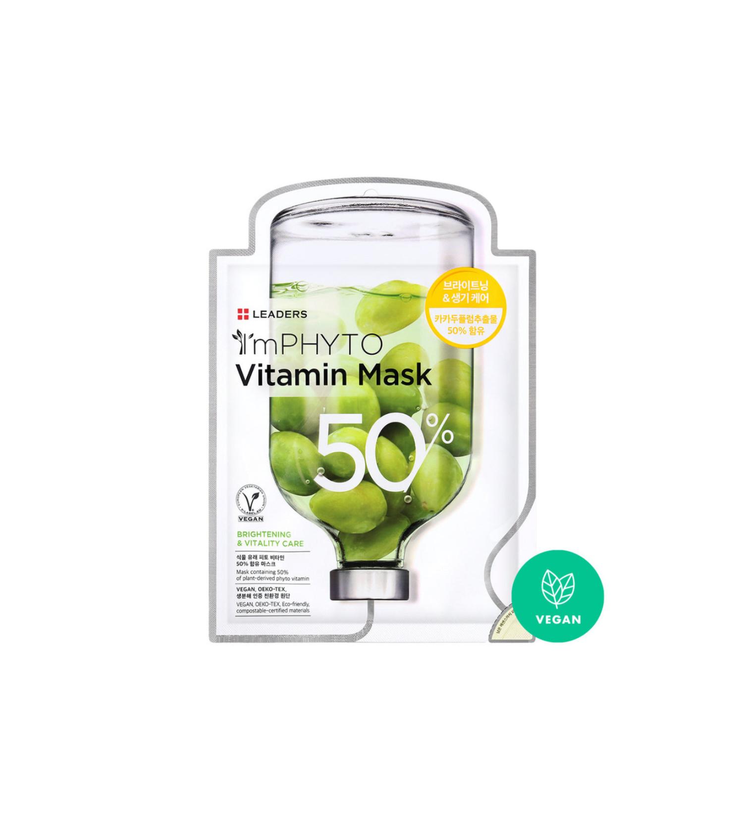 Leaders Im Phyto Vitamin Brightening Vegan Mask