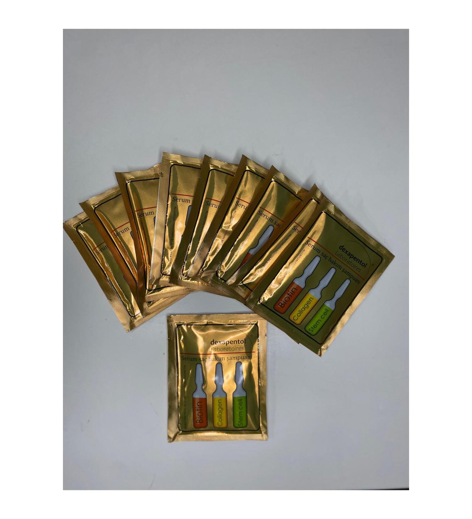 Dexapentol Serum Hair Care Shampoo (10 pieces) for hair loss and damaged hair