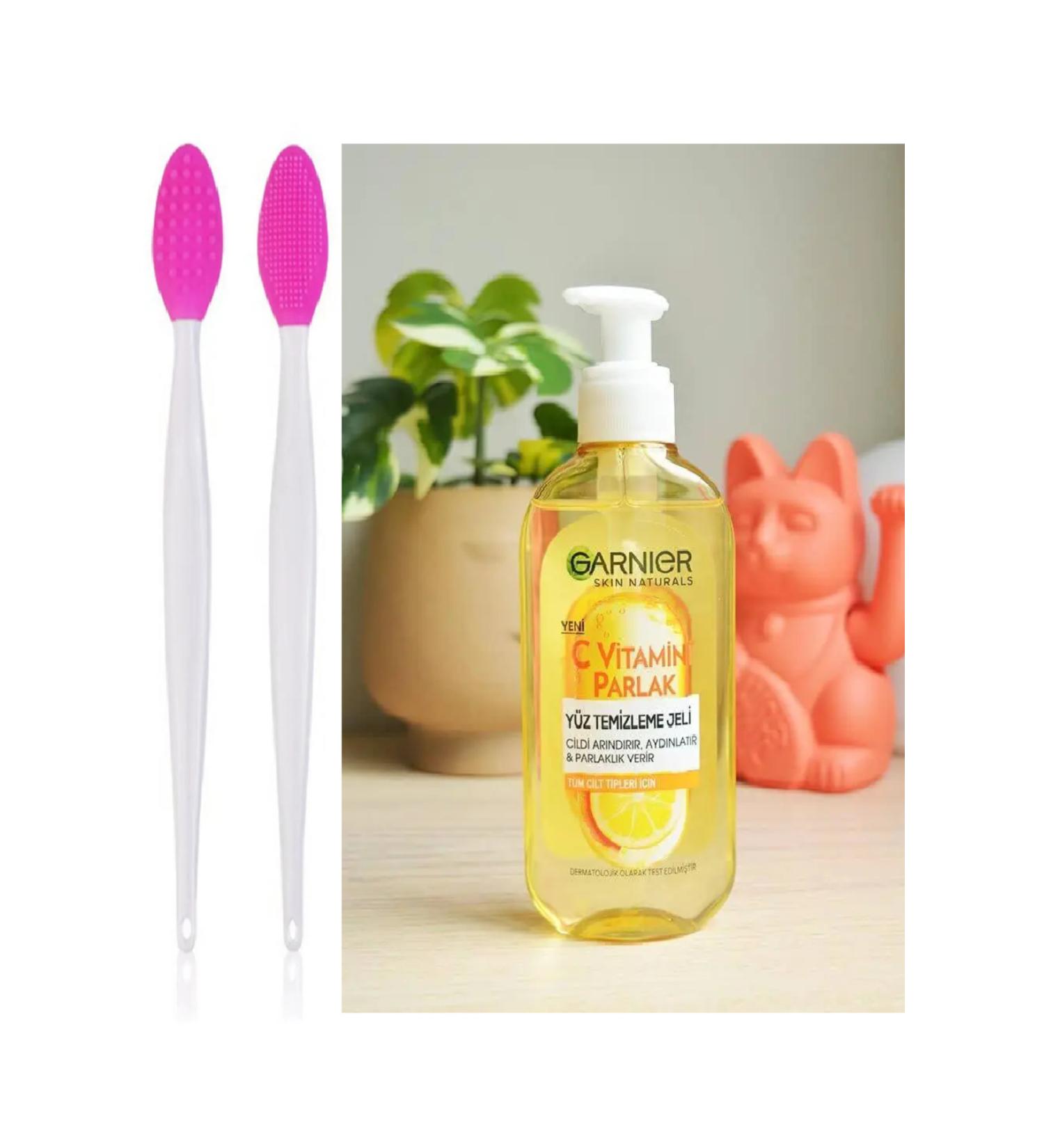 Garnier Vitamin C Facial Cleansing Gel 200 ml and Blackhead Cleanser