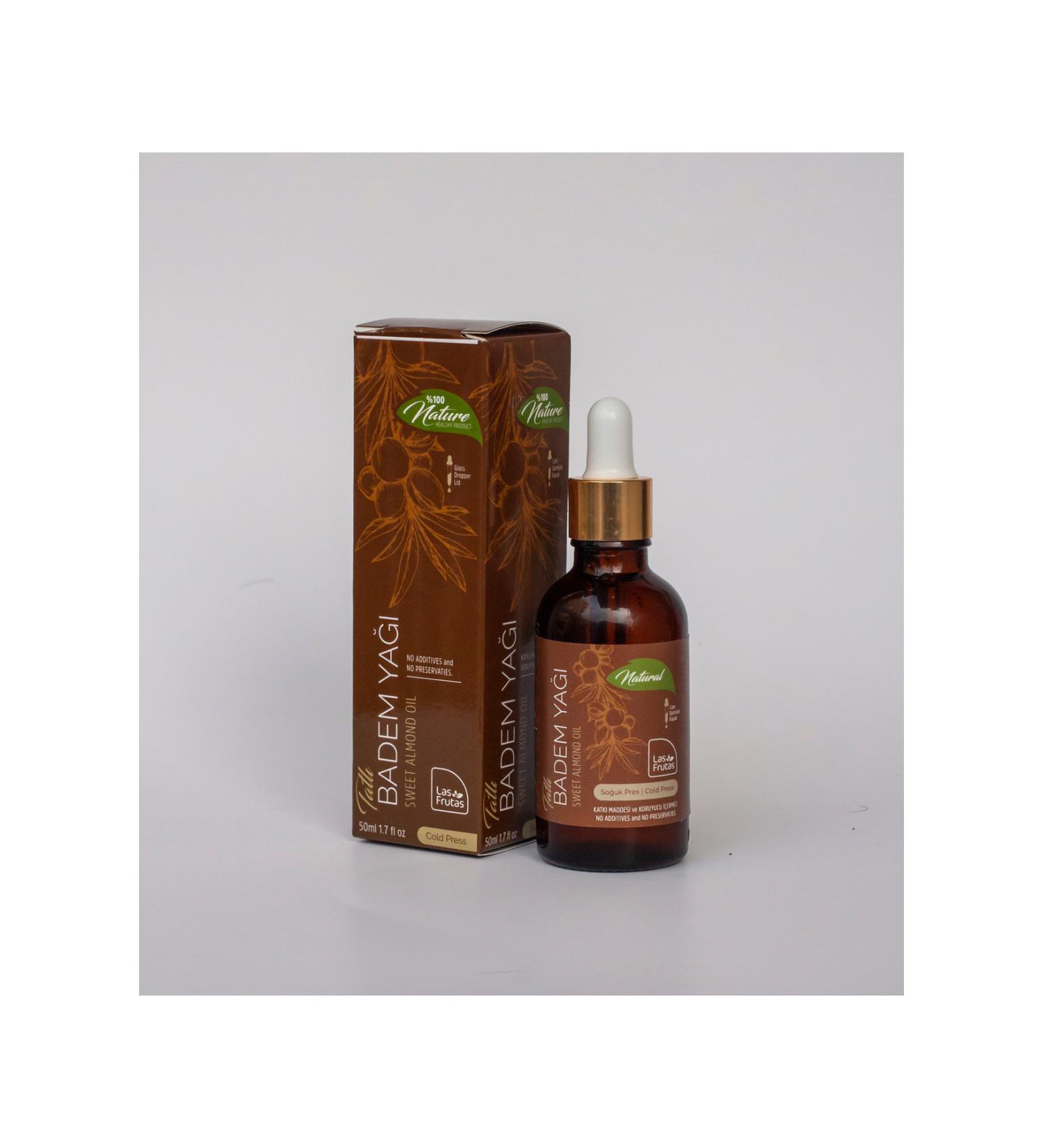 Las Frutas Sweet Almond Oil 50 ml (Cold Pressed) - Buy Online on GoSupps.com