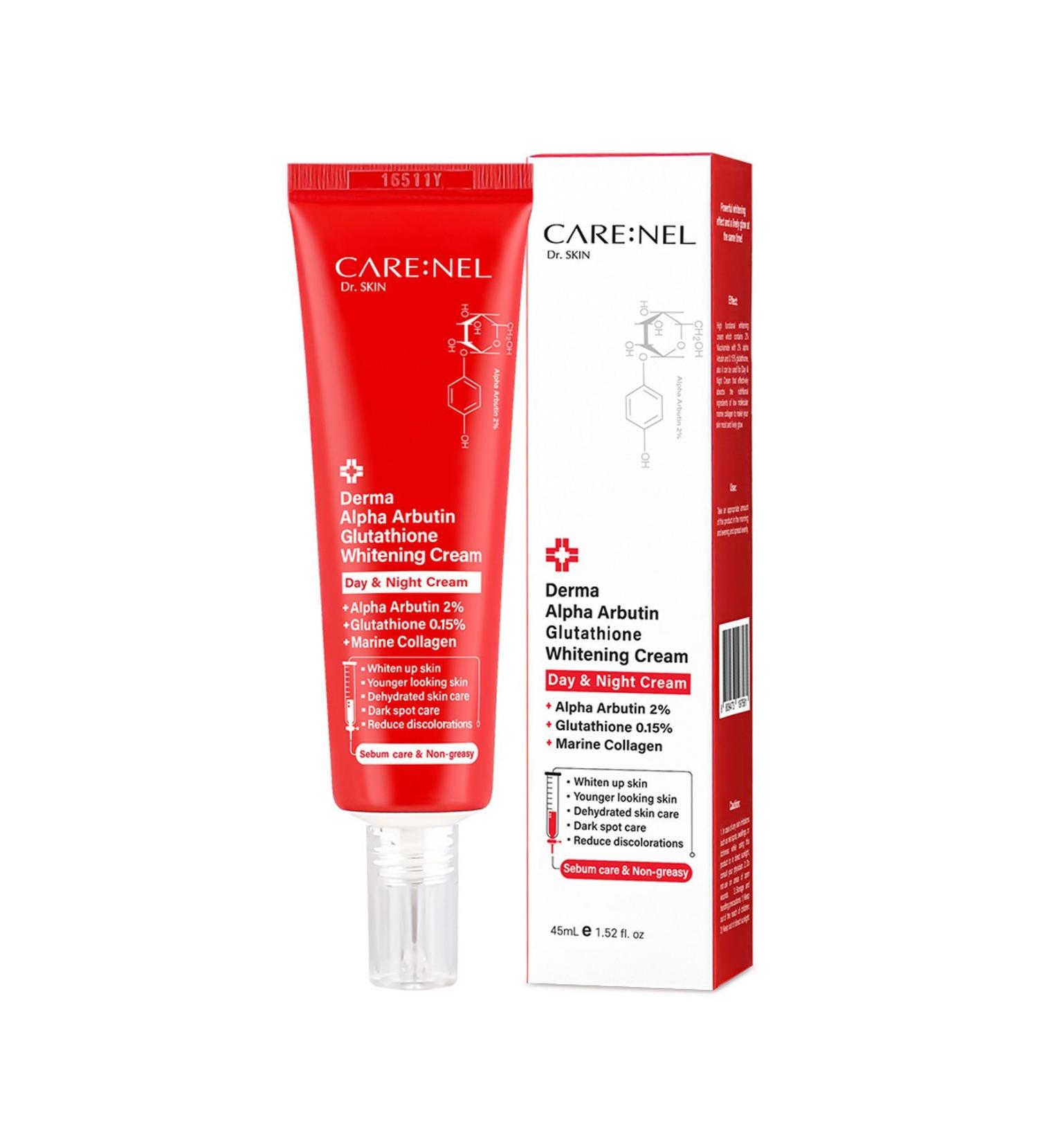 Care:Nel Derma Alpha Arbutine Glutatione Anti-Spot Brightening Cream - Buy Online on GoSupps.com
