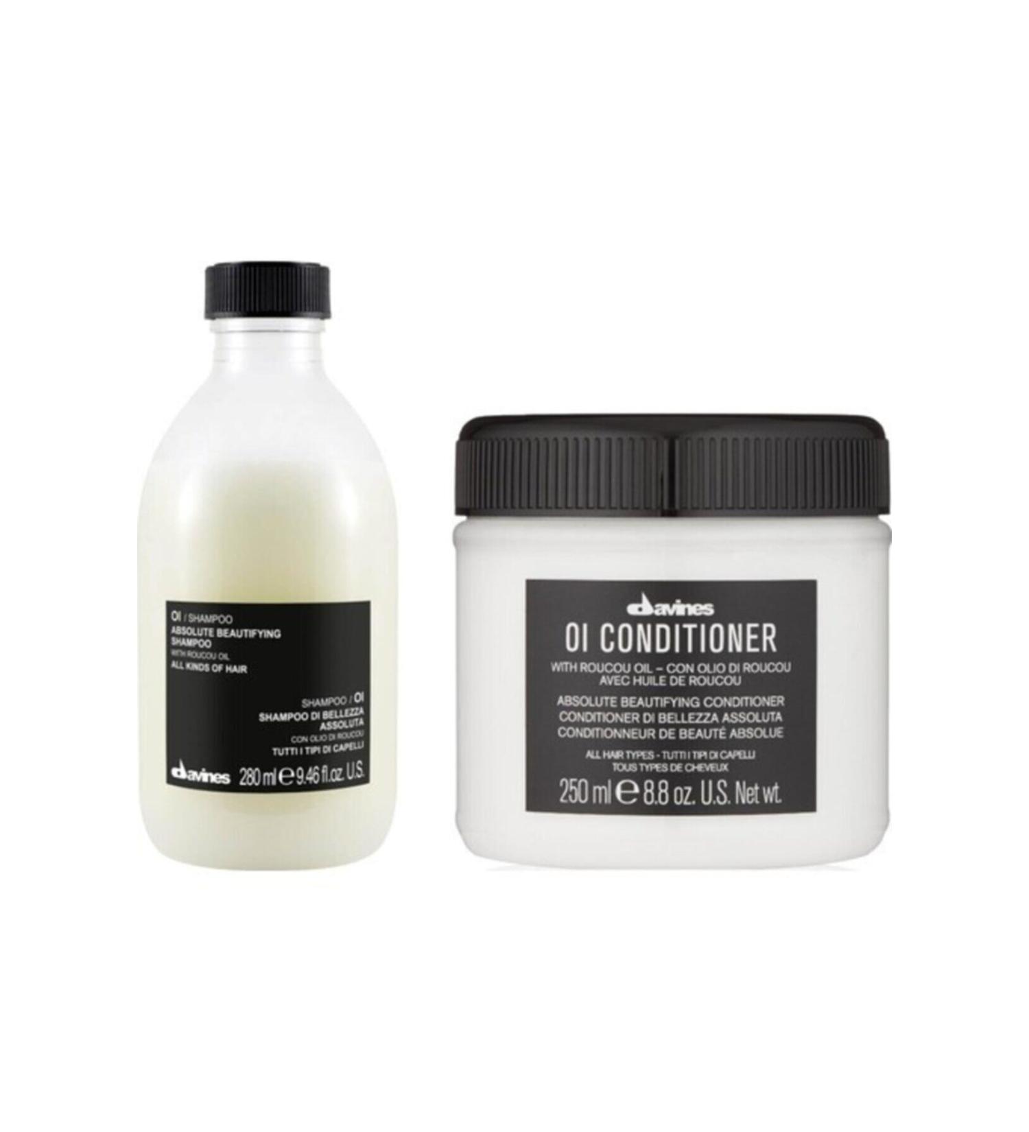 Davines Wegan Oi Oil Sulfate Free Shampoo 20ml + Conditioner 250ml Care Product