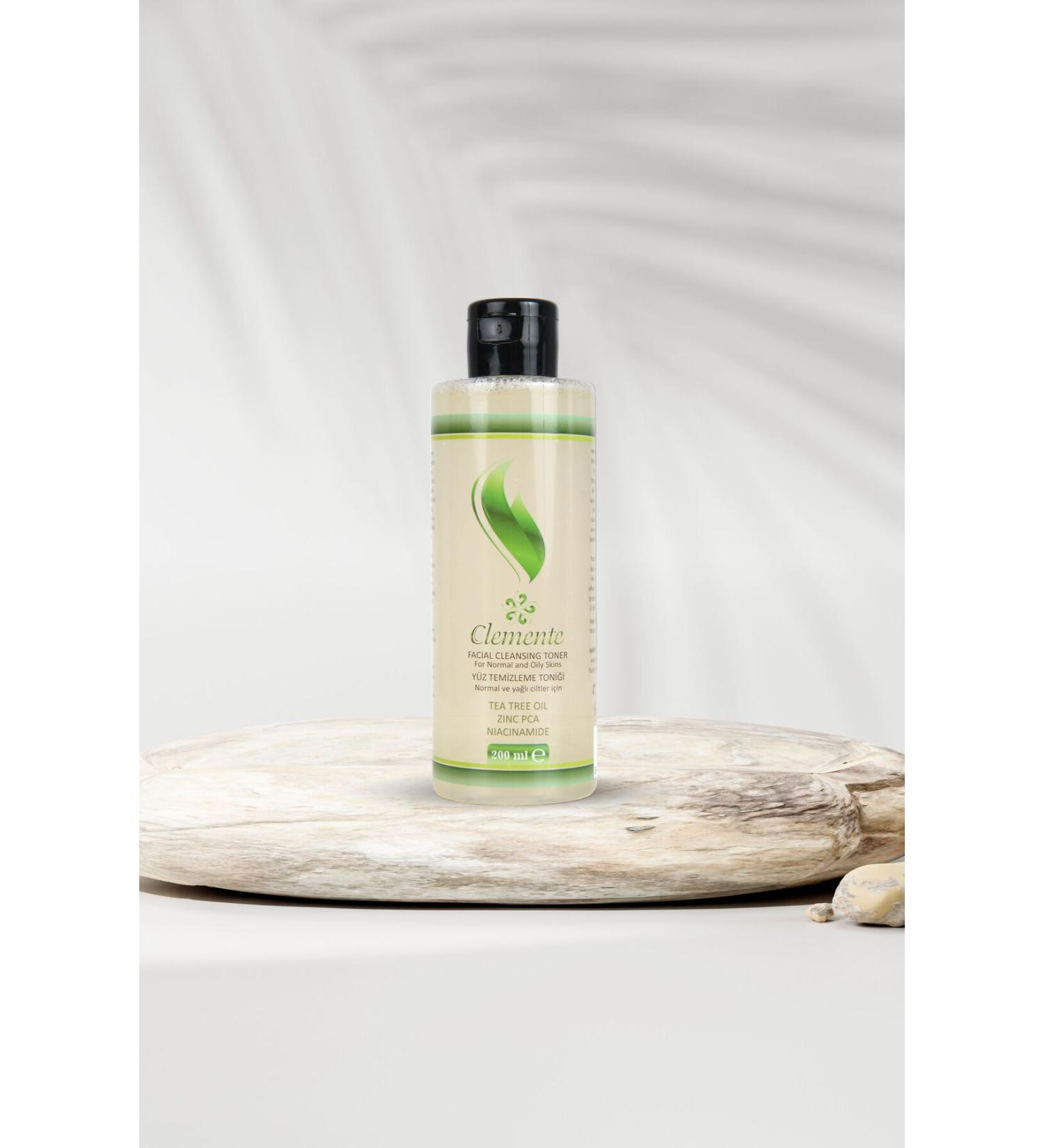 Clemente Facial Cleansing Toner (For Normal and Oily Skin) 200ml - Buy Online on GoSupps.com