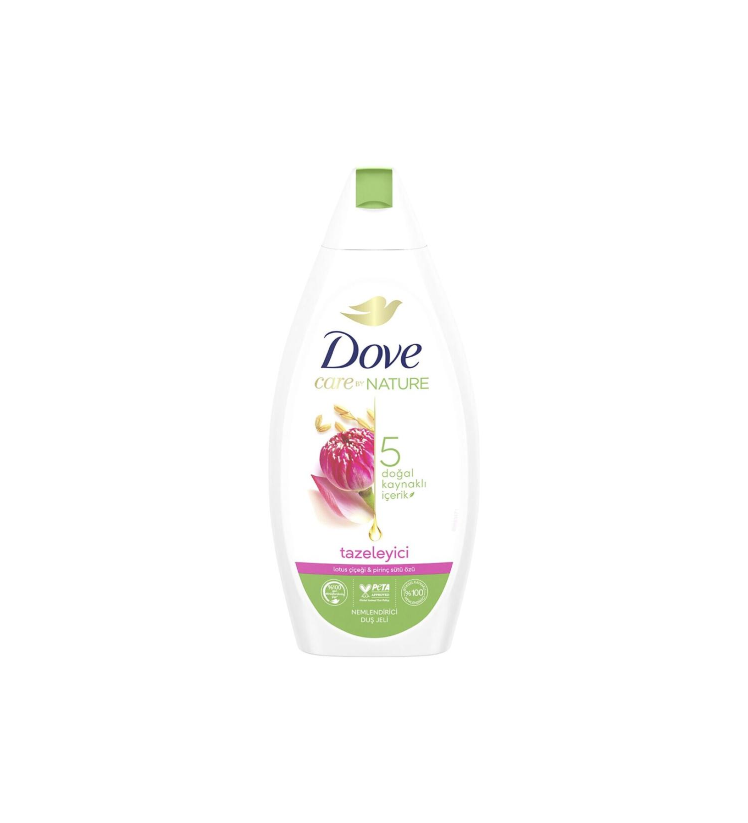 Dove Lotus & Rice Effect Shower Gel 750 Ml