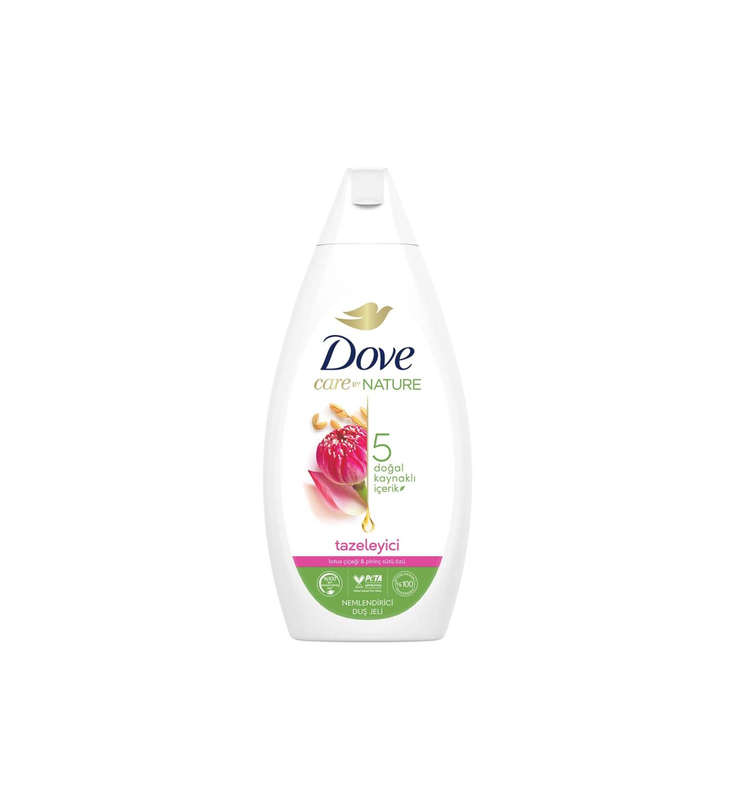 Dove Lotus & Rice Effect Shower Gel 500 ml 1 Piece - Buy Online on GoSupps.com