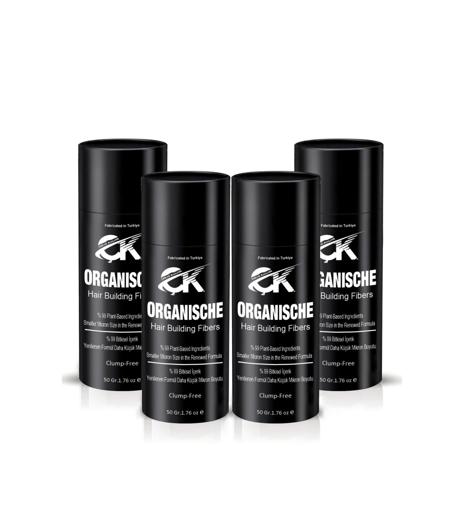 Organic Keratin Powder 4 Boxes 200 grams. Domestic Production Dark Brown Color Topik