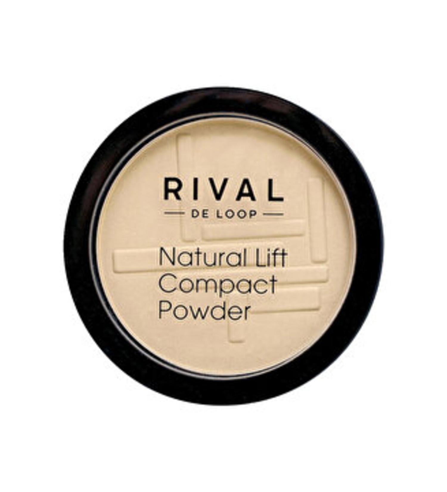 Rival De Loop Mattifying Powder Natural Lift Compact No: 1 Alabaster