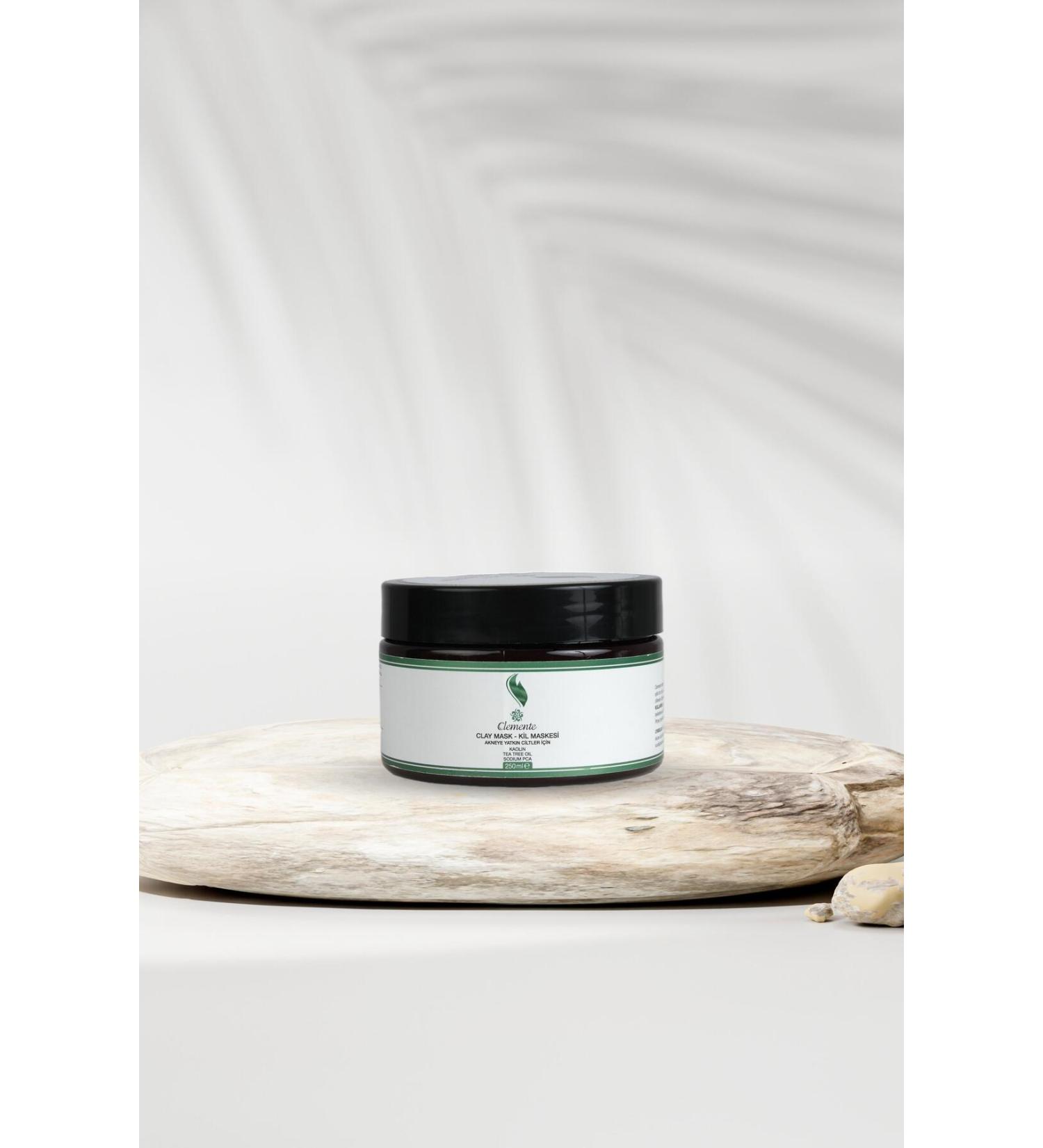 Clemente Clay Mask (For Acne Prone or Oily Skin) 250ml - Buy Online on GoSupps.com