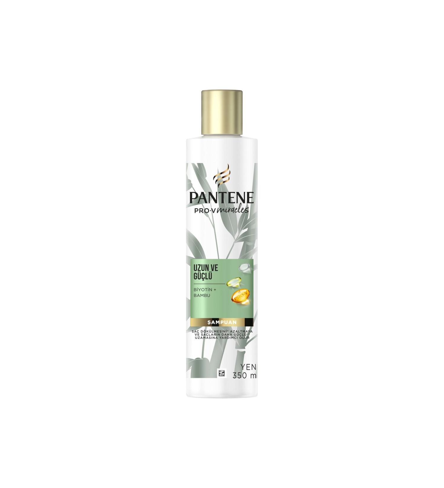 Pantene Miracles Bamboo & Biotin Shampoo 350 Ml