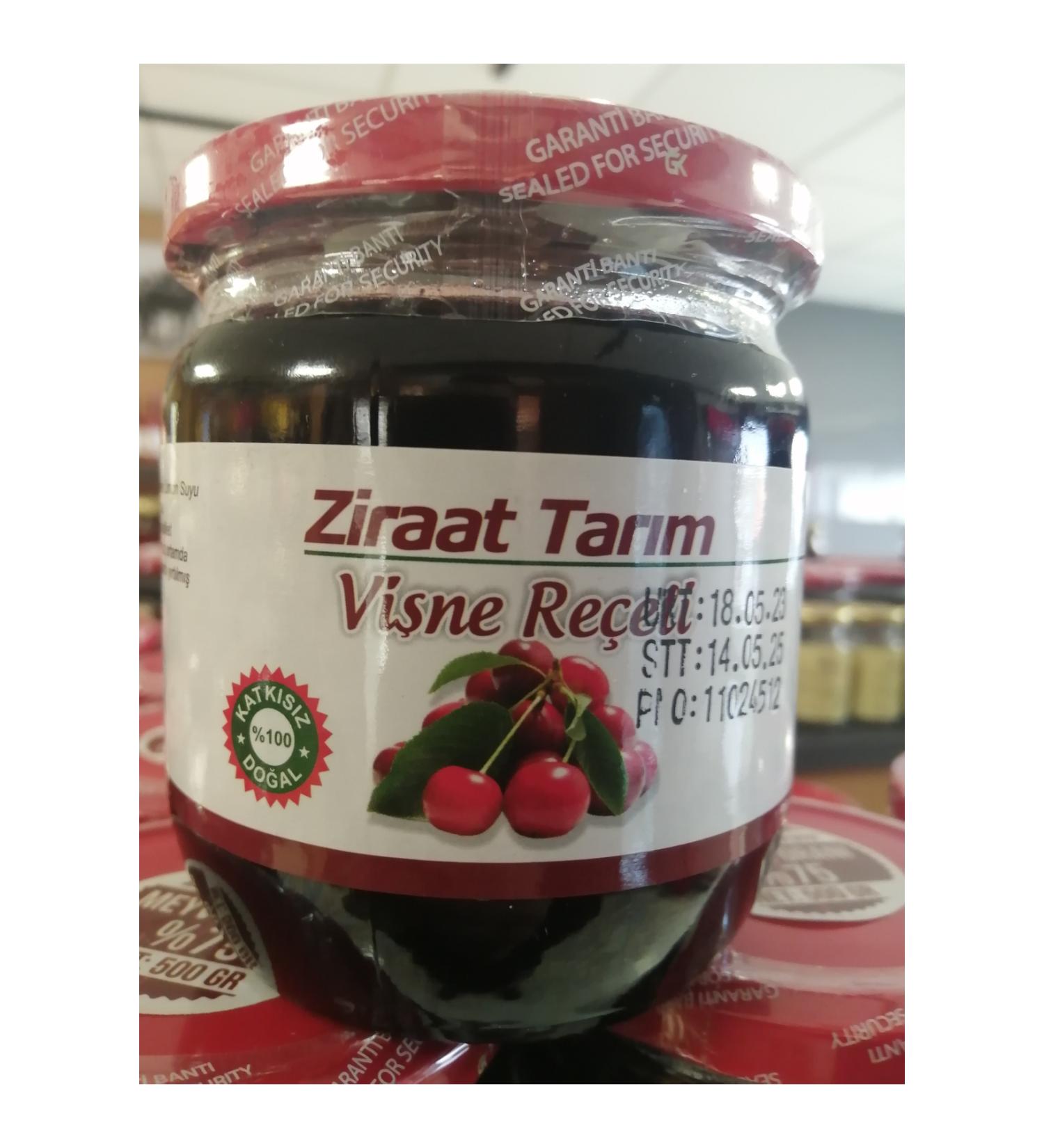 Ziraat Tar m SOUR CHERRY JAM 500 GR
