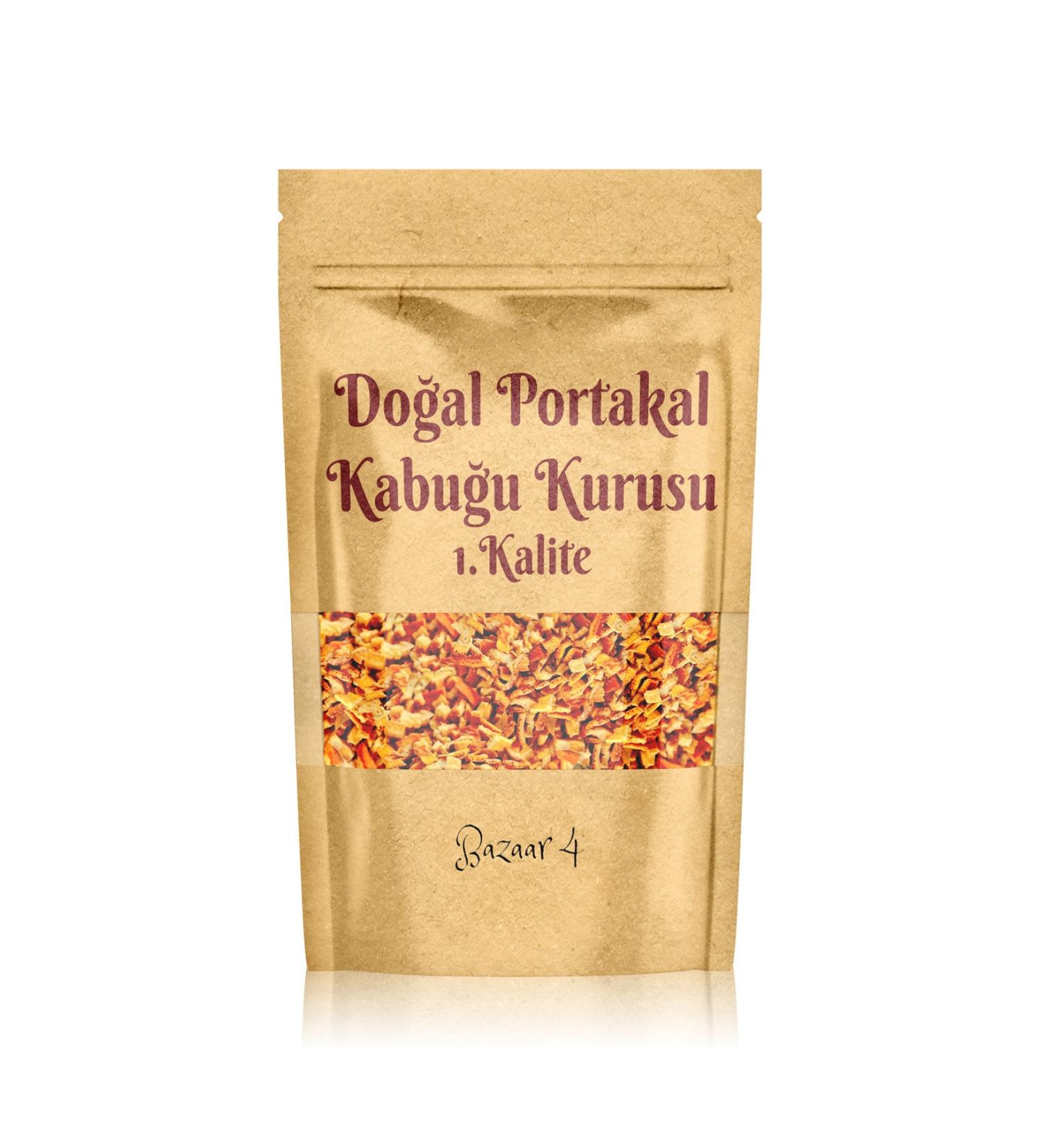 BAZAAR 4 Dried Orange Peel 1st quality 135 Gr