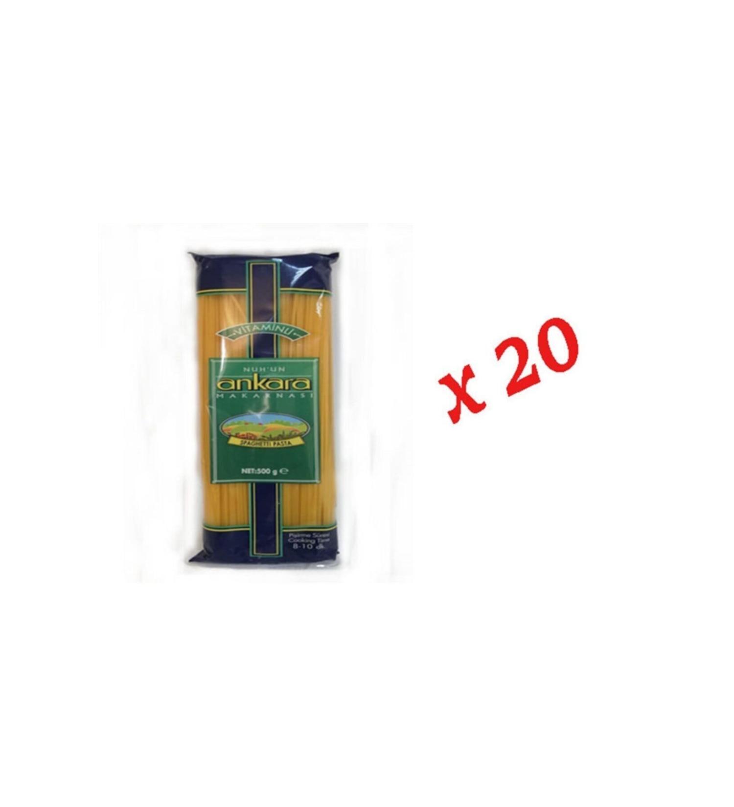 Nuh'un Ankara Ankara Vitamin Spaghetti 500gr. X 20 Pieces 1 Box