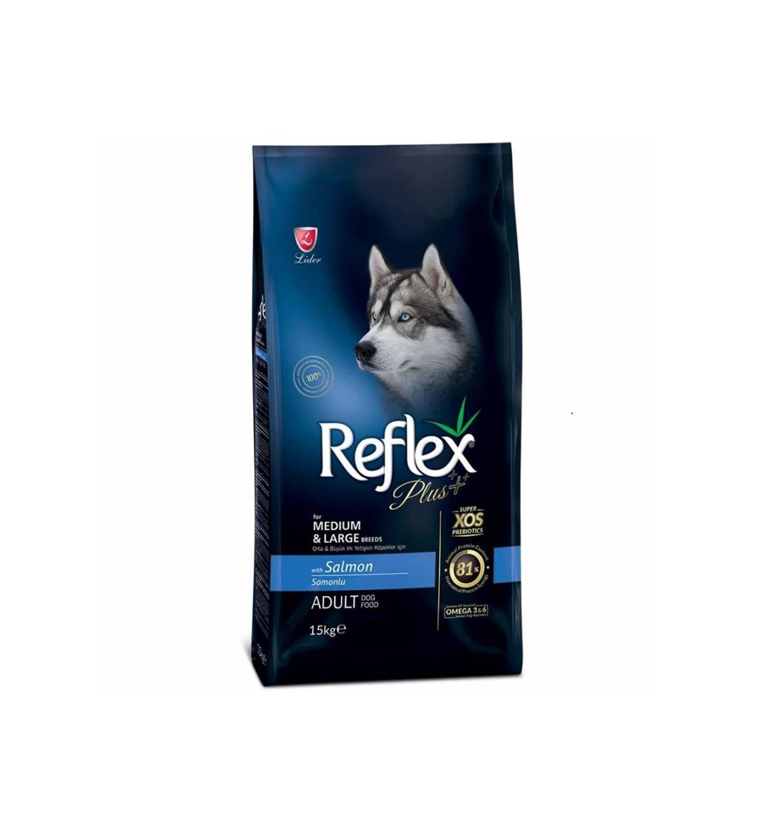 Reflex Plus Salmon Dog Food 3 Kg 2 Piece Set Idili
