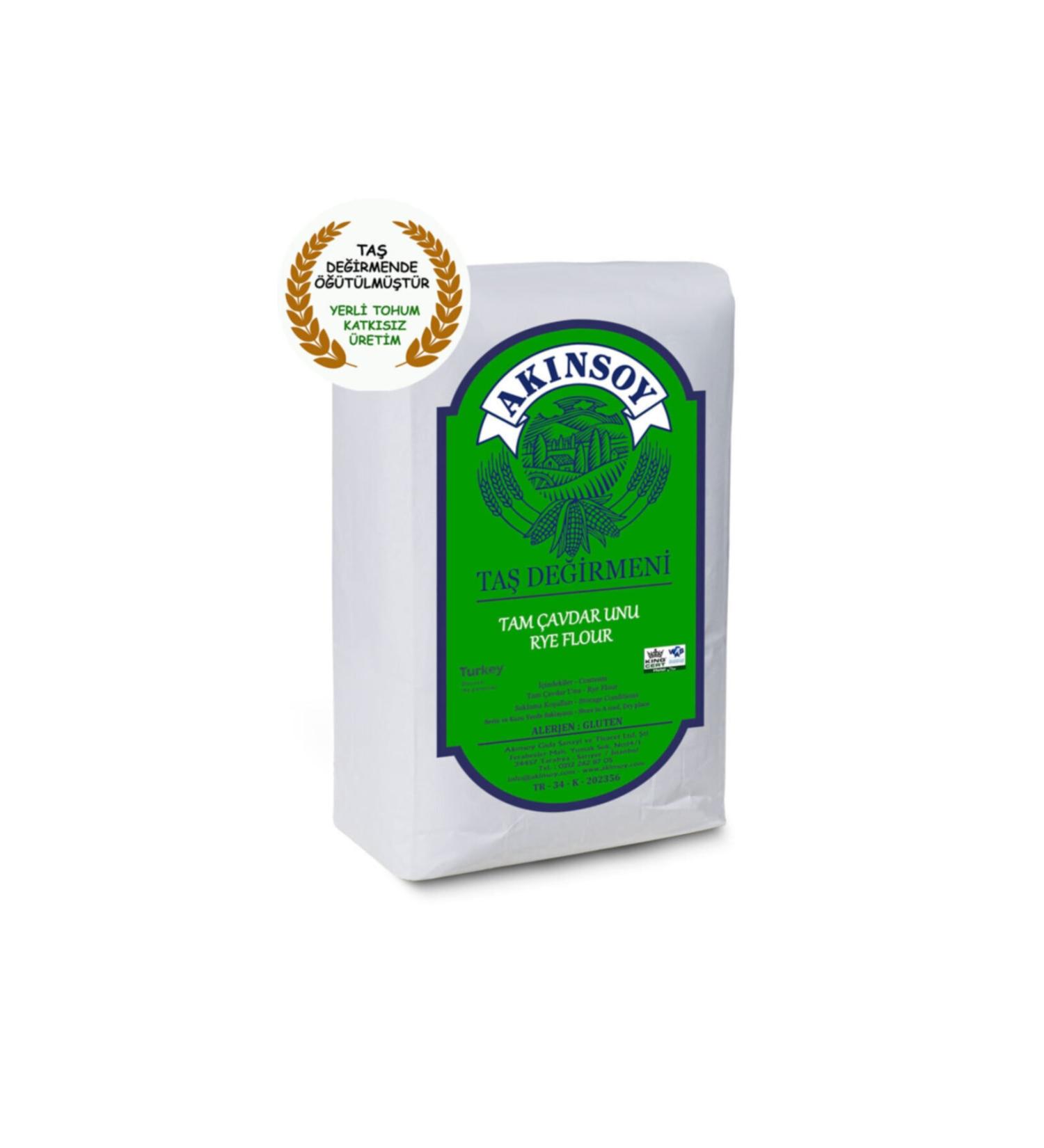 AKINSOY Whole Rye Flour 5 Kg