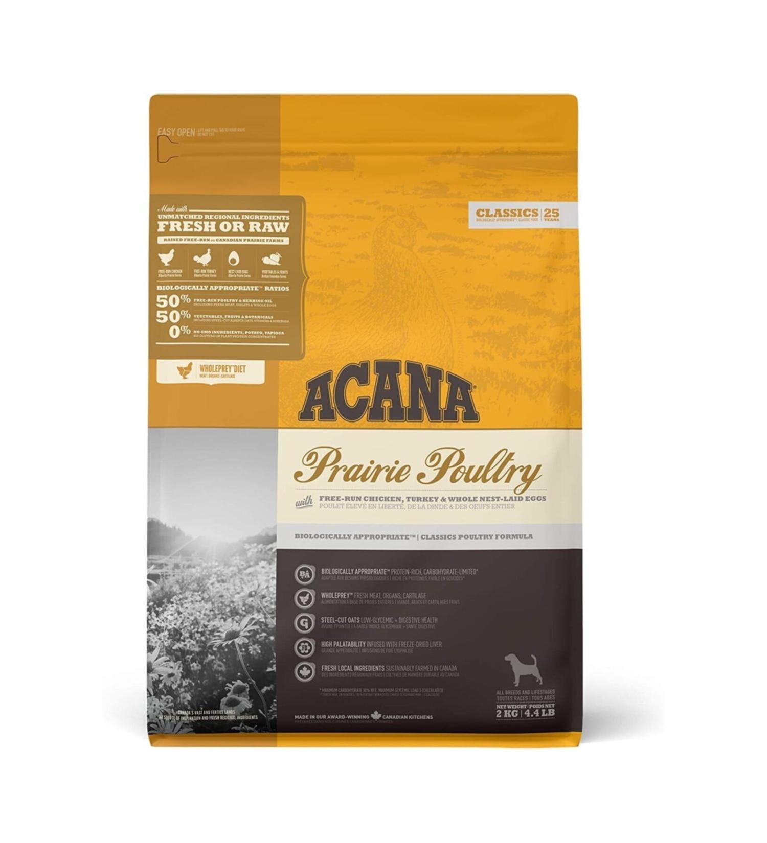 Acana Classics Prairie Poultry Dog Food 2kg