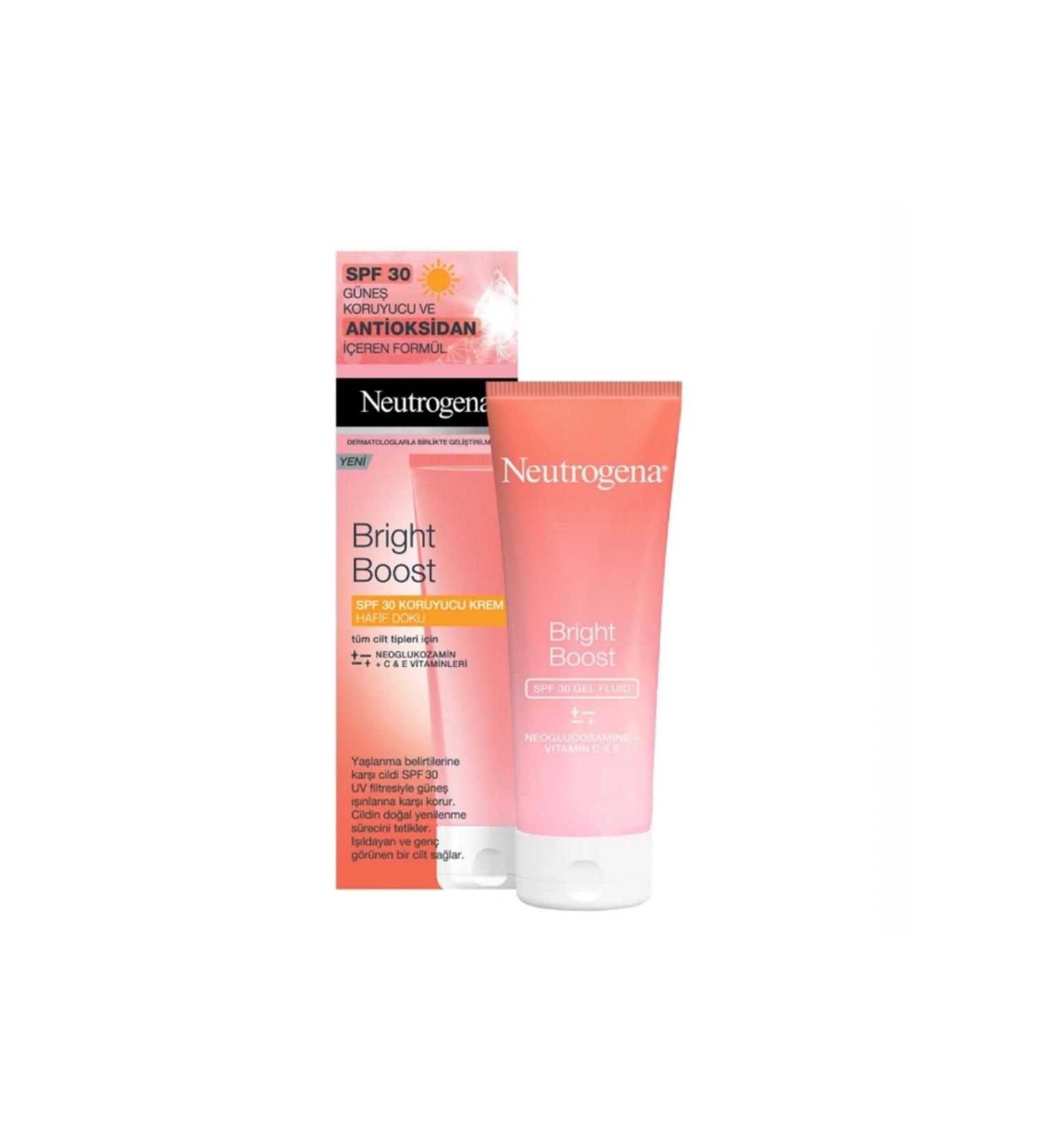 Neutrogena Bright Boost Spf30+ Protective Cream 50 ml