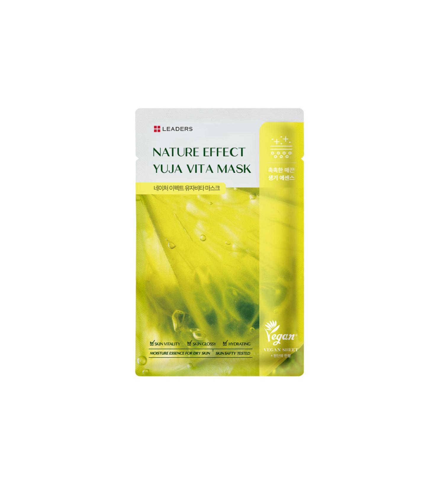 Leaders Nature Effect Yuja Vita Brightening Mask - Buy Online on GoSupps.com