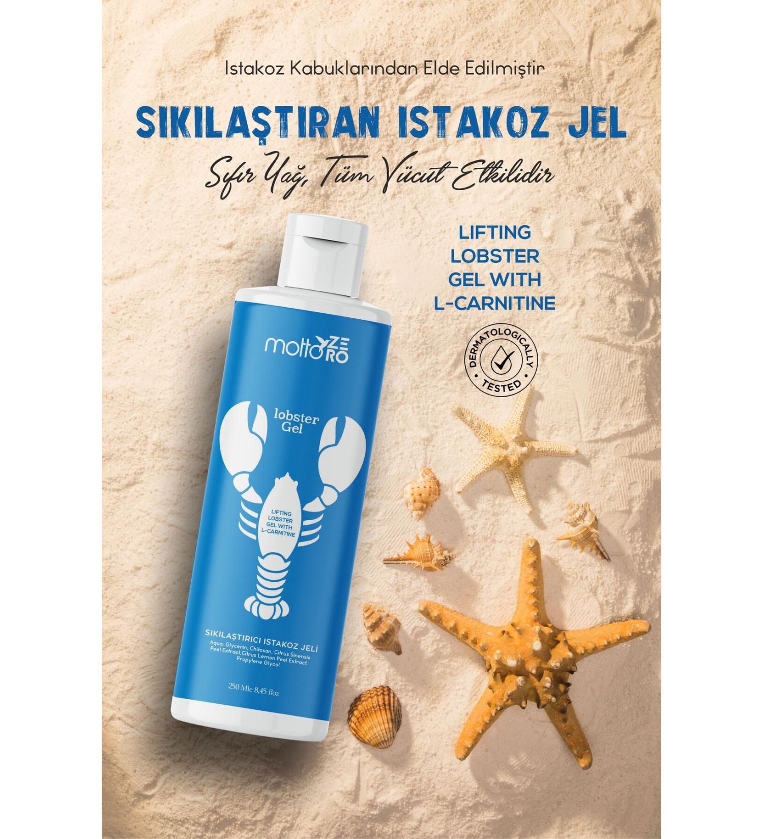 MOTTO ZERO Firming Cellulite and Stretch Mark Eliminating Lobster Gel (First in Turkey) Cosmetic Body Lotion - Buy Online on GoSupps.com