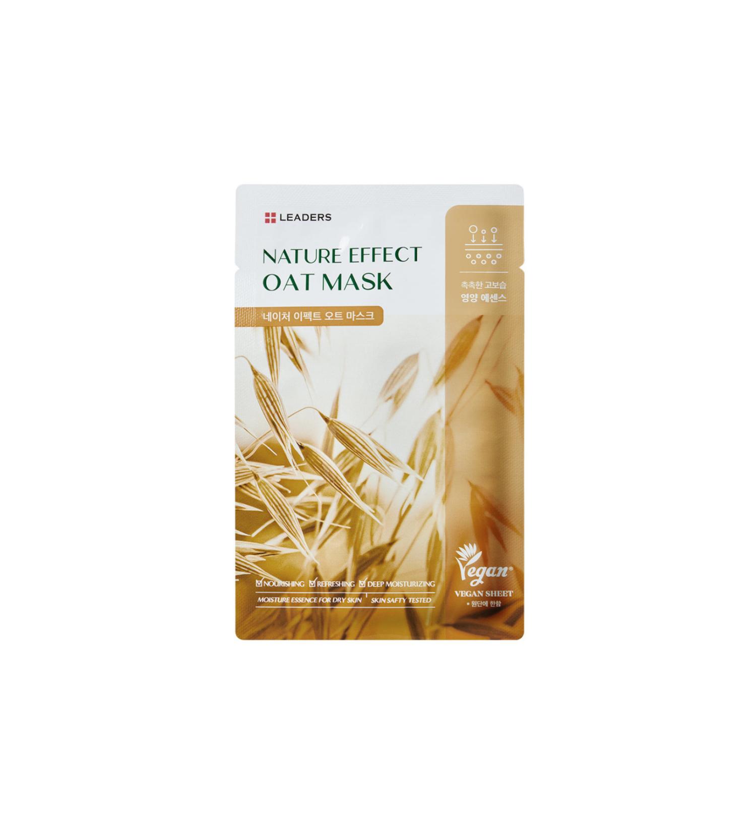 Leaders Nature Effect Nourishing Mask with Oatmeal - Buy Online on GoSupps.com