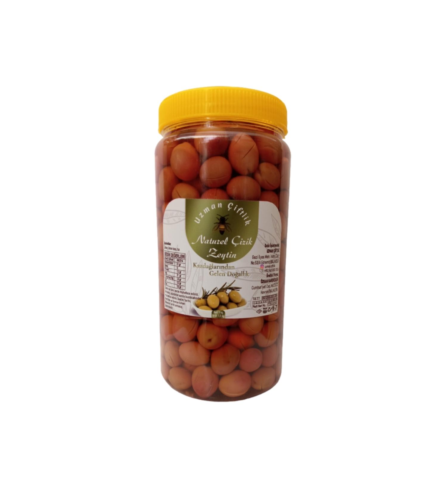 Expert Farm Edremit Lemon Scratched Olives 1 Kg