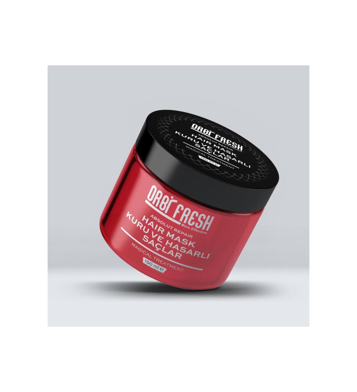 ORBIFRESH Moisturizing Anti-Loss Shine Hair Mask for Dry and Damaged Hair 150ml - Buy Online on GoSupps.com