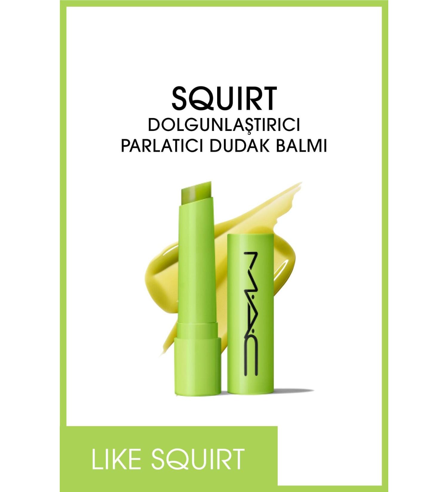 Mac Squirt Plumping Shine Lip Balm-like Squirt-2.3 G KEY RN173