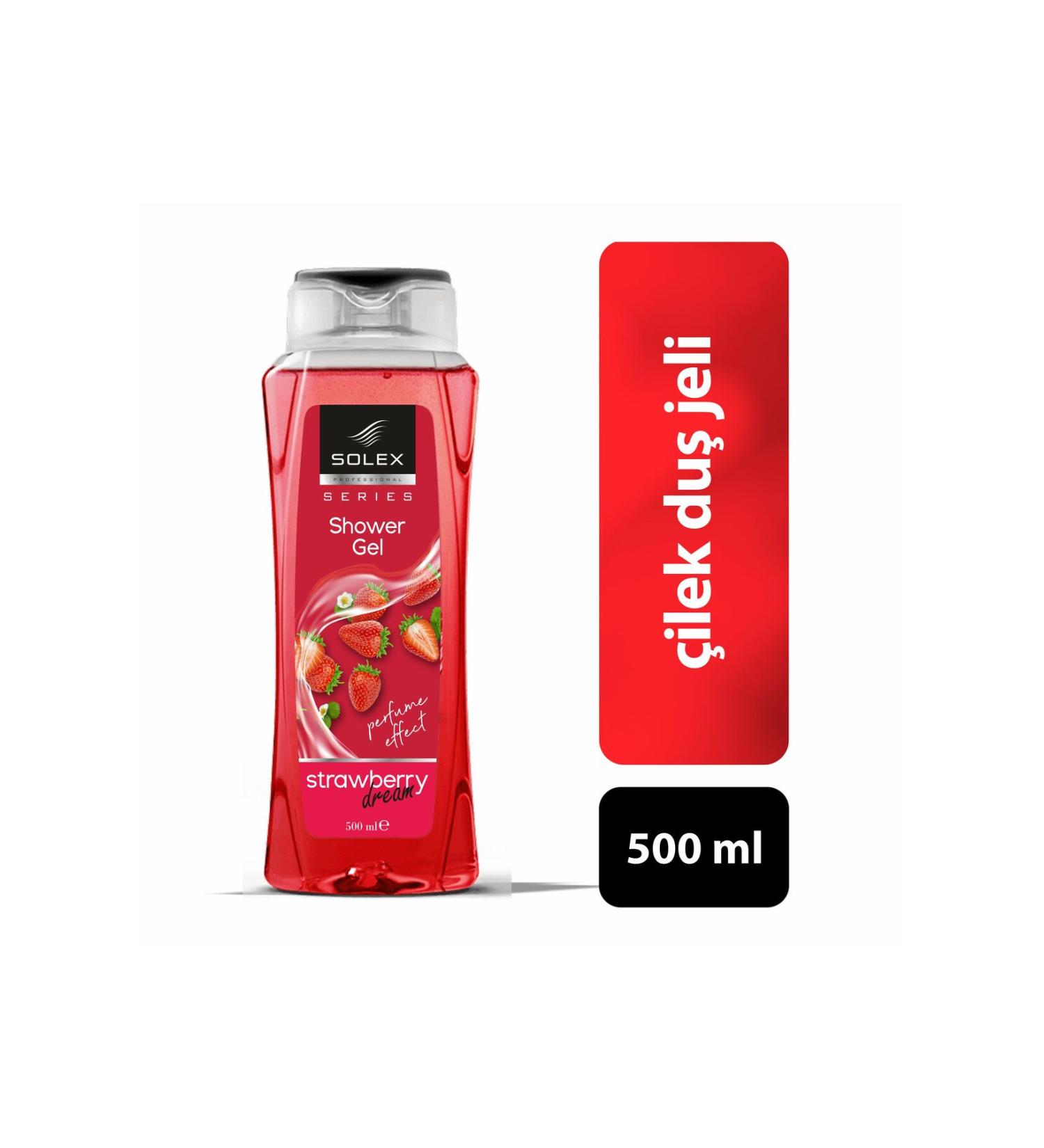 Solex Professional Series Strawberry Flavored Shower Gel 500 ml.