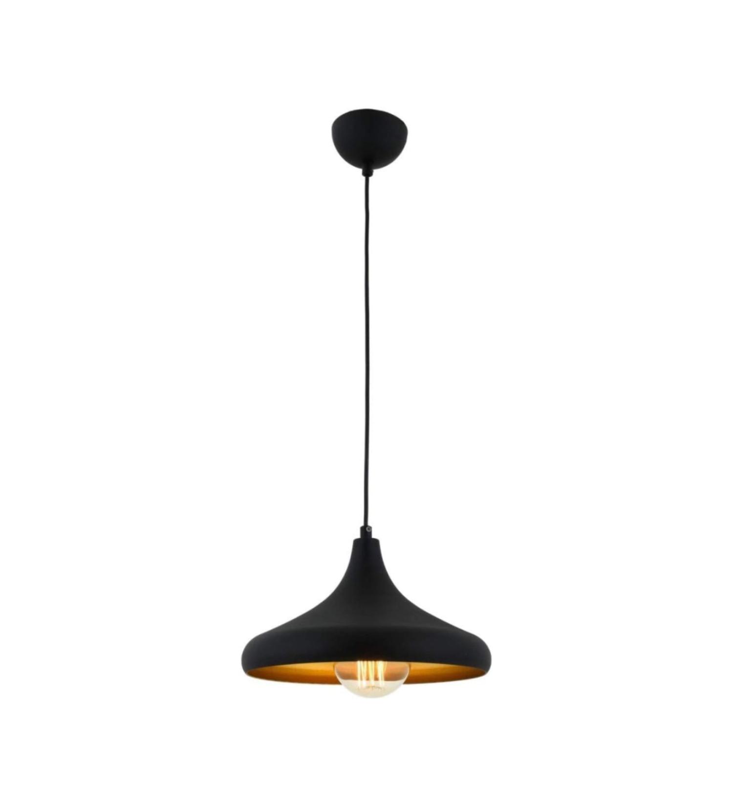 dayanclighting Black inside gold pendant single