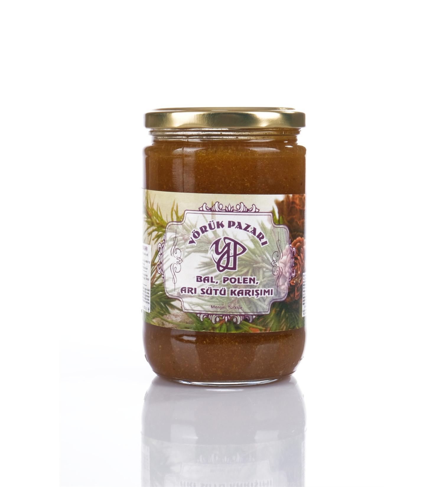 Yoruk Bazaar Honey Pollen Royal Jelly Mix (850 gr)